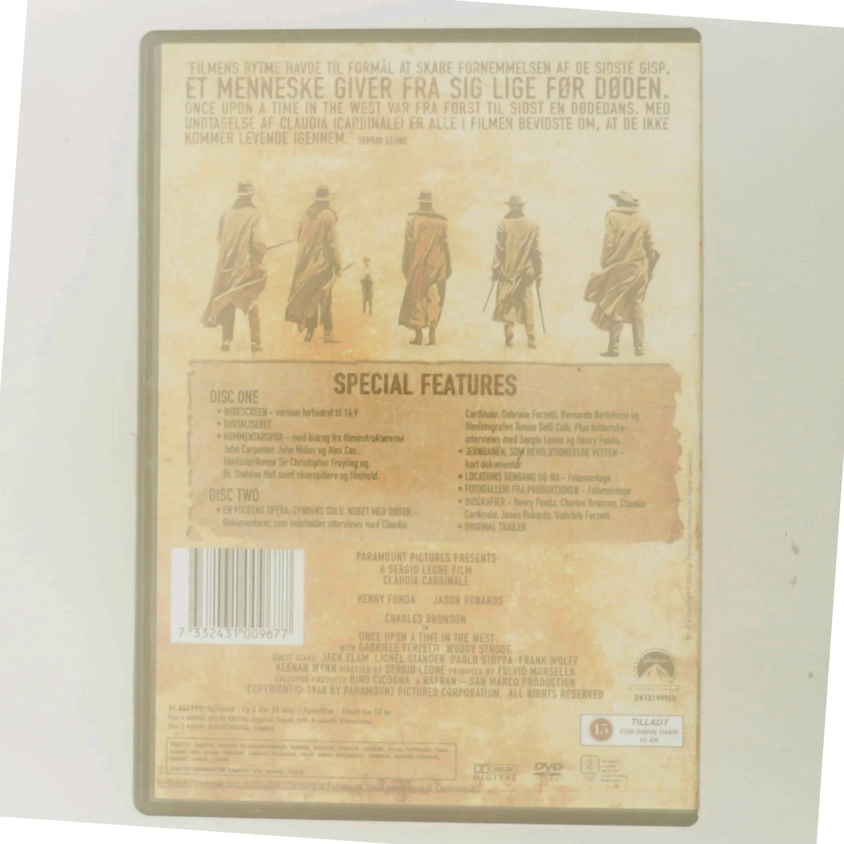 Once Upon a Time in the West med Claudia Cardinale (DVD)