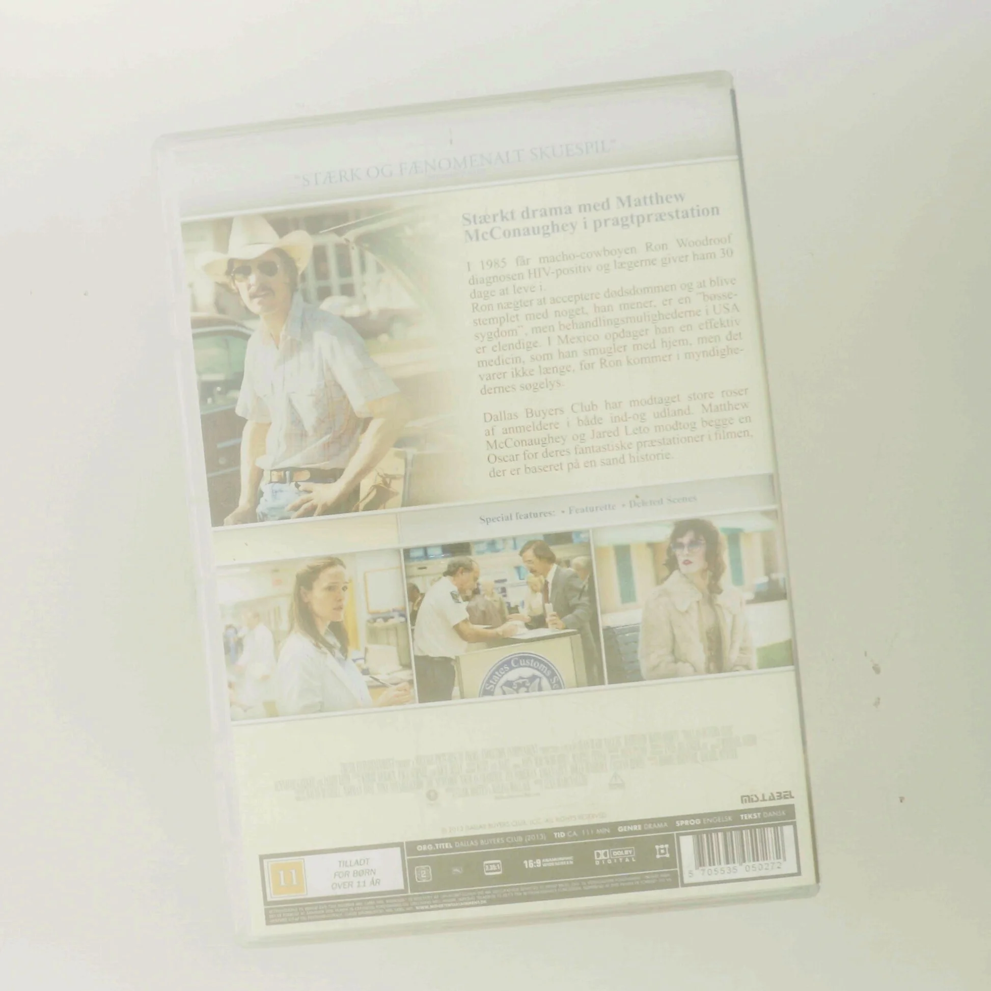 Dallas Buyers Club med Matthew McConaughey (DVD)