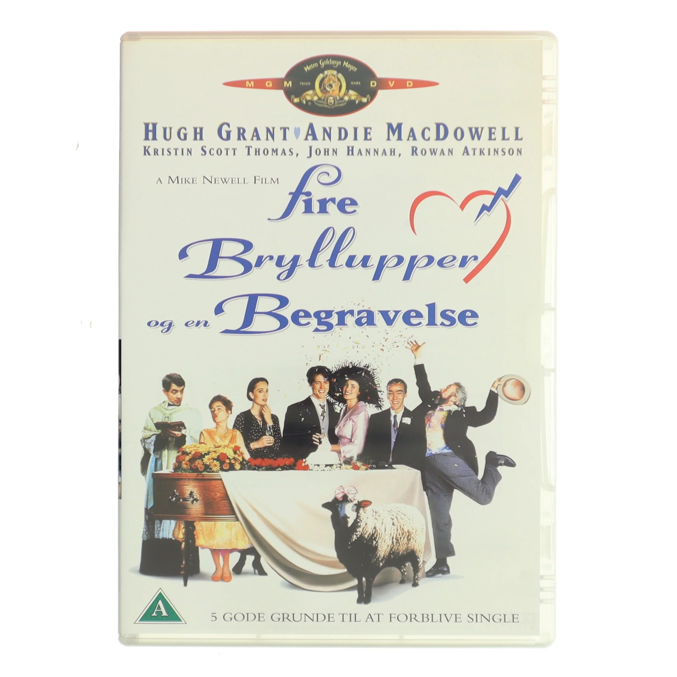 fire bryllupper og en begravelse med Hugh Grant (DVD)