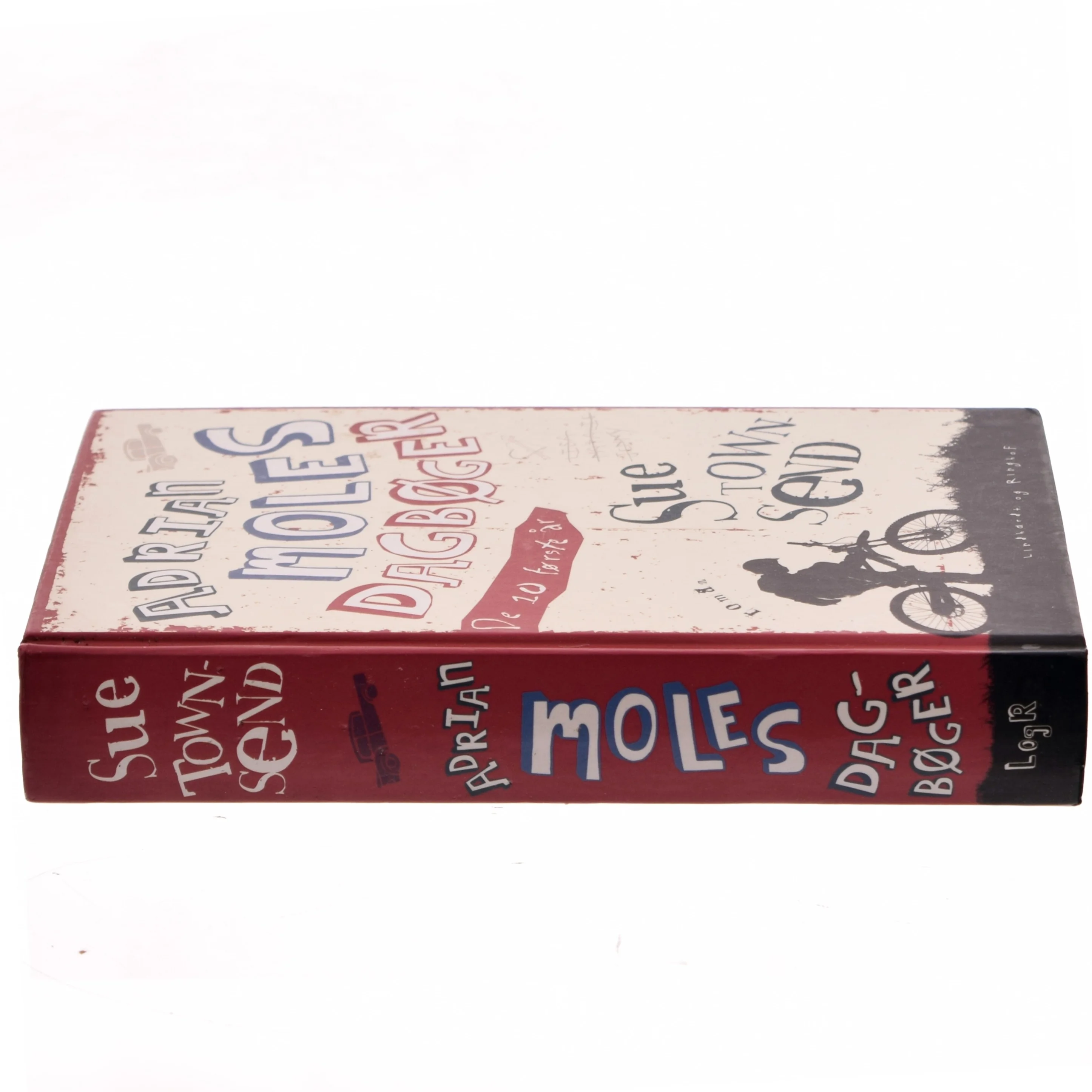 Adrian Moles dagbøger : de første ti år af Sue Townsend (Bog)