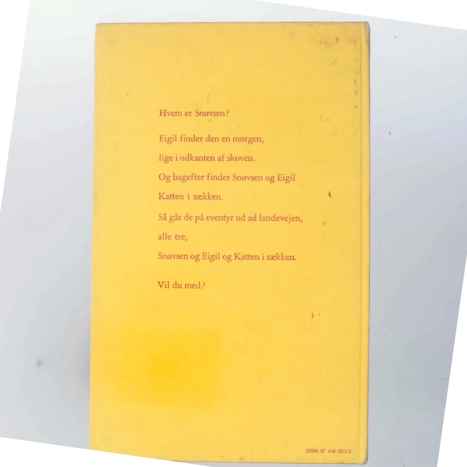 Snøvsen og Eigil og Katten i Sækken af Benny Andersen (Bog)