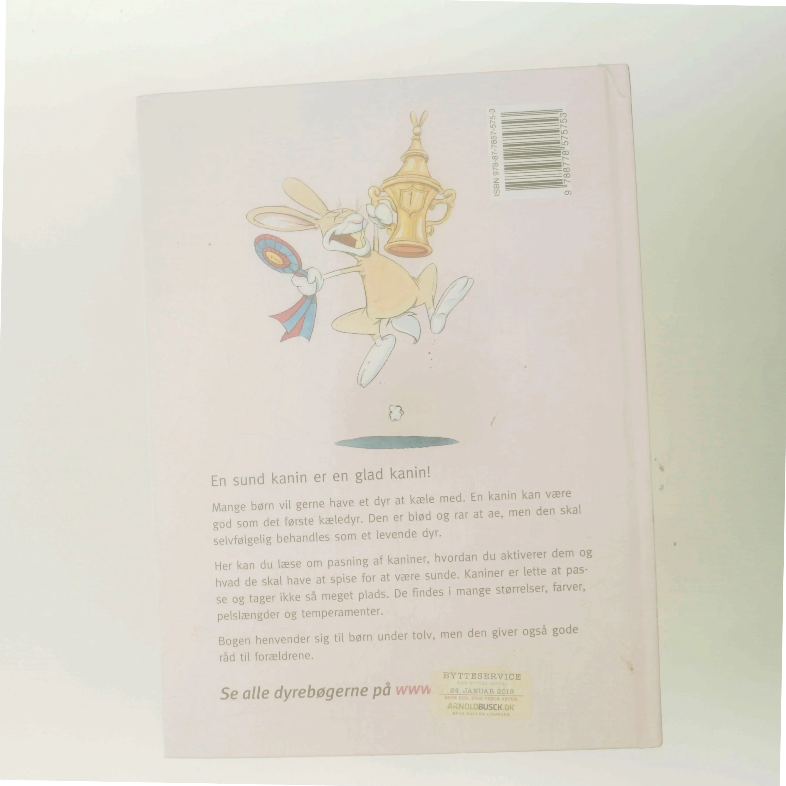 Første kaninbog af Ingrid Andersson (Bog)