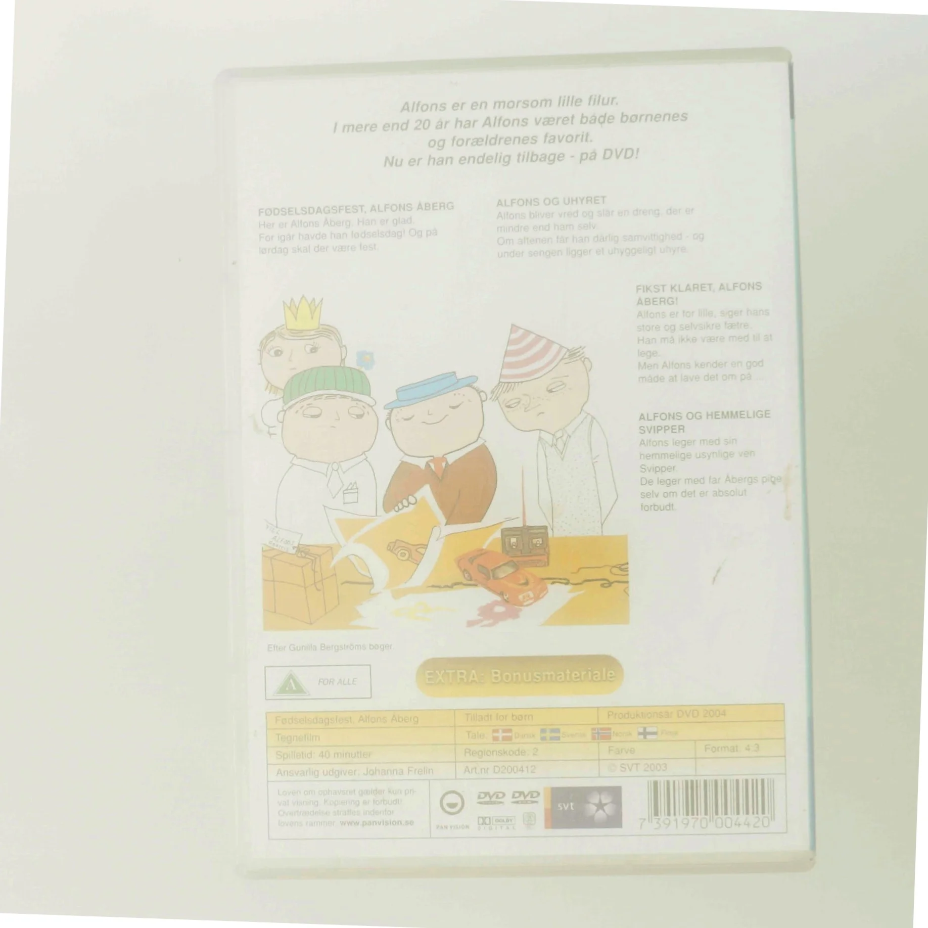 Fødselsdagsfest, Alfons Åberg (DVD) (DVD)