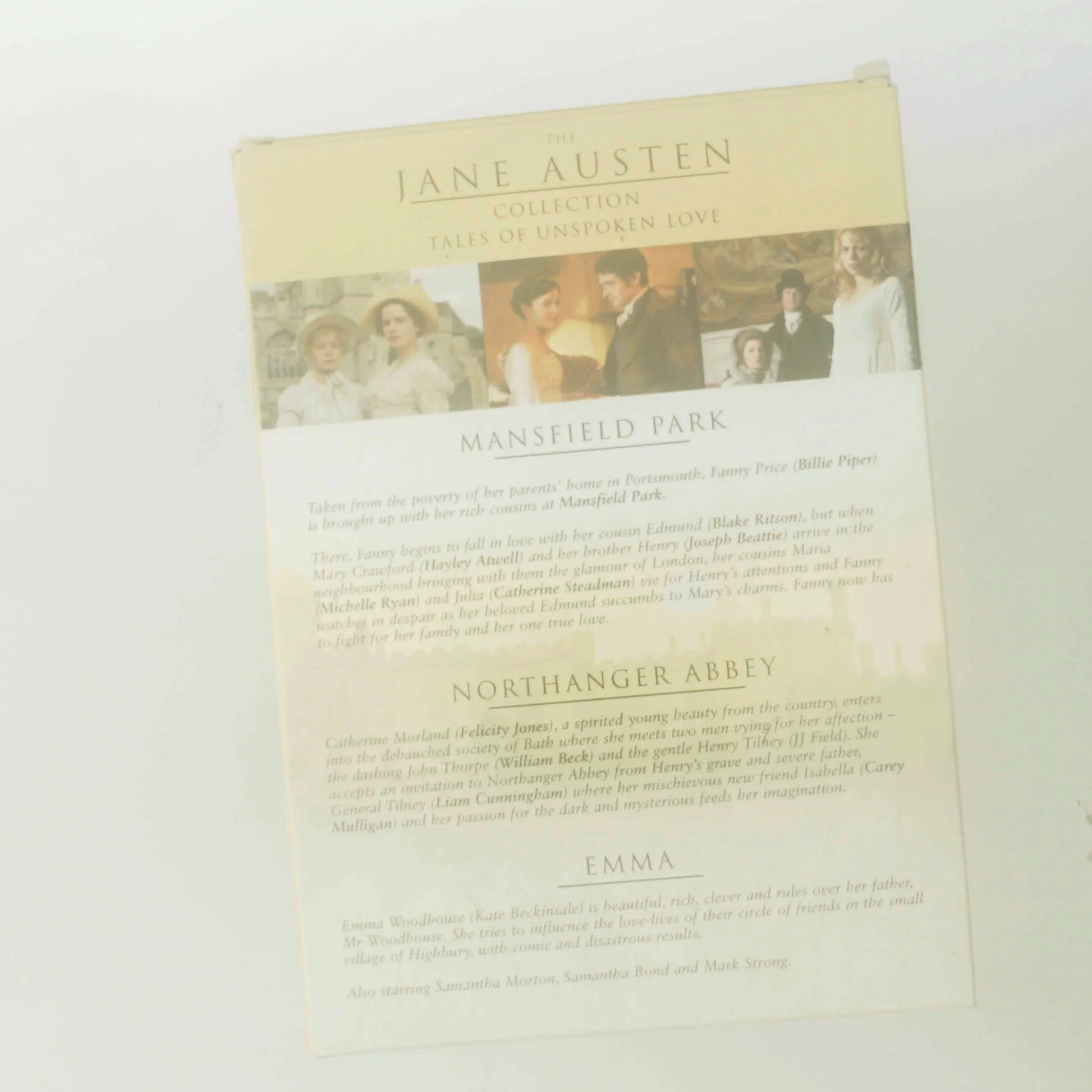 Jane Austen Boxset med Billie Piper (DVD)