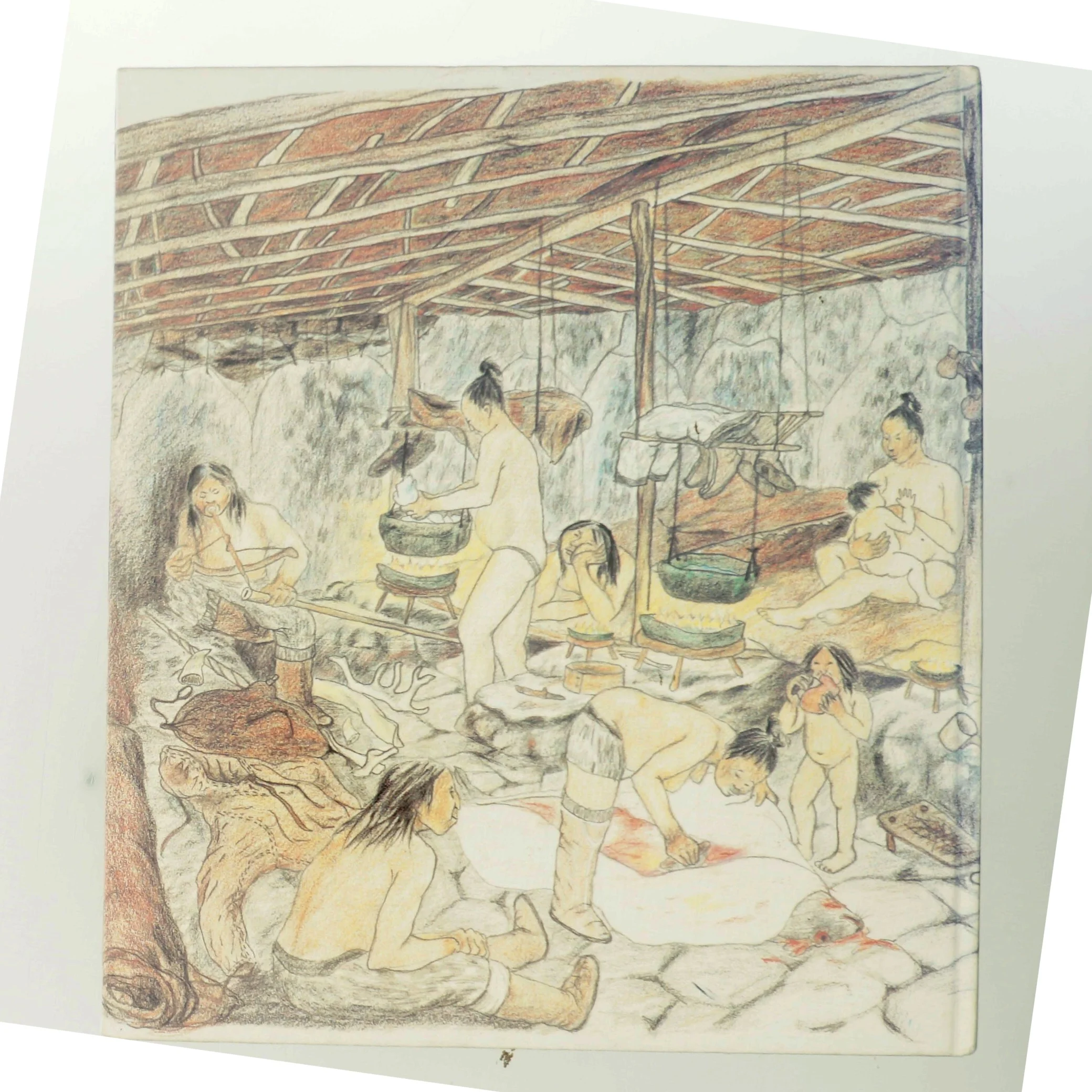 Mennesker på en boplads af Jan Hjarnø (Bog)