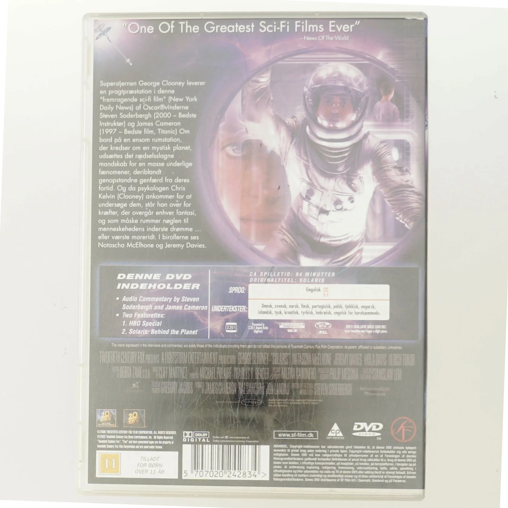Solaris (2002) [DVD] med George Clooney (DVD)