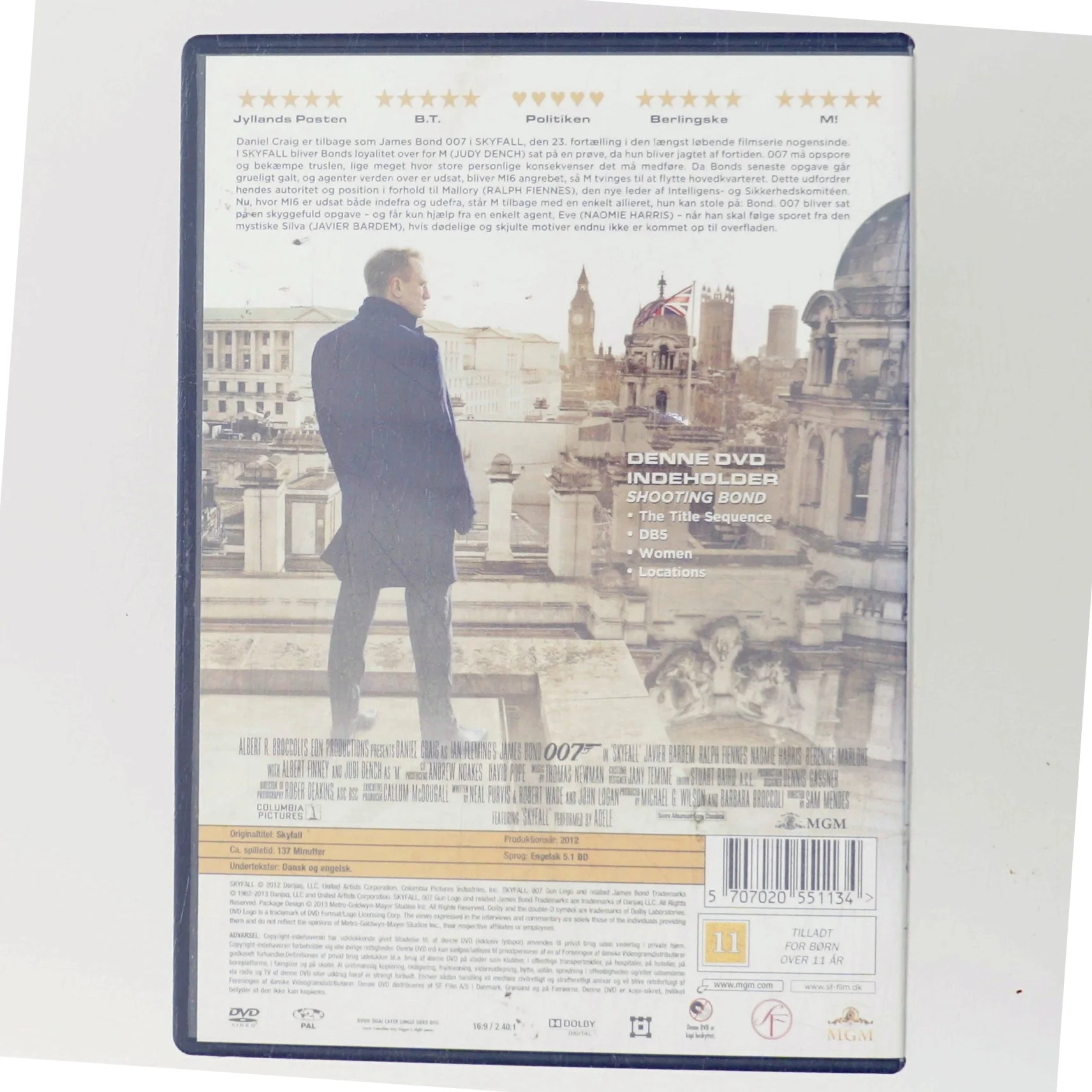 Skyfall med Daniel Craig (DVD)