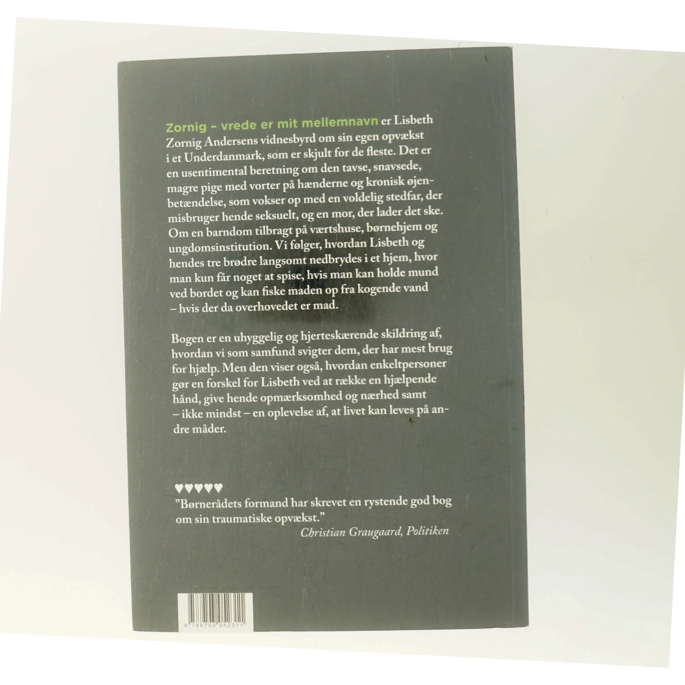 Zornig - vrede er mit mellemnavn af Lisbeth Zornig Andersen (f. 1968) (Bog)