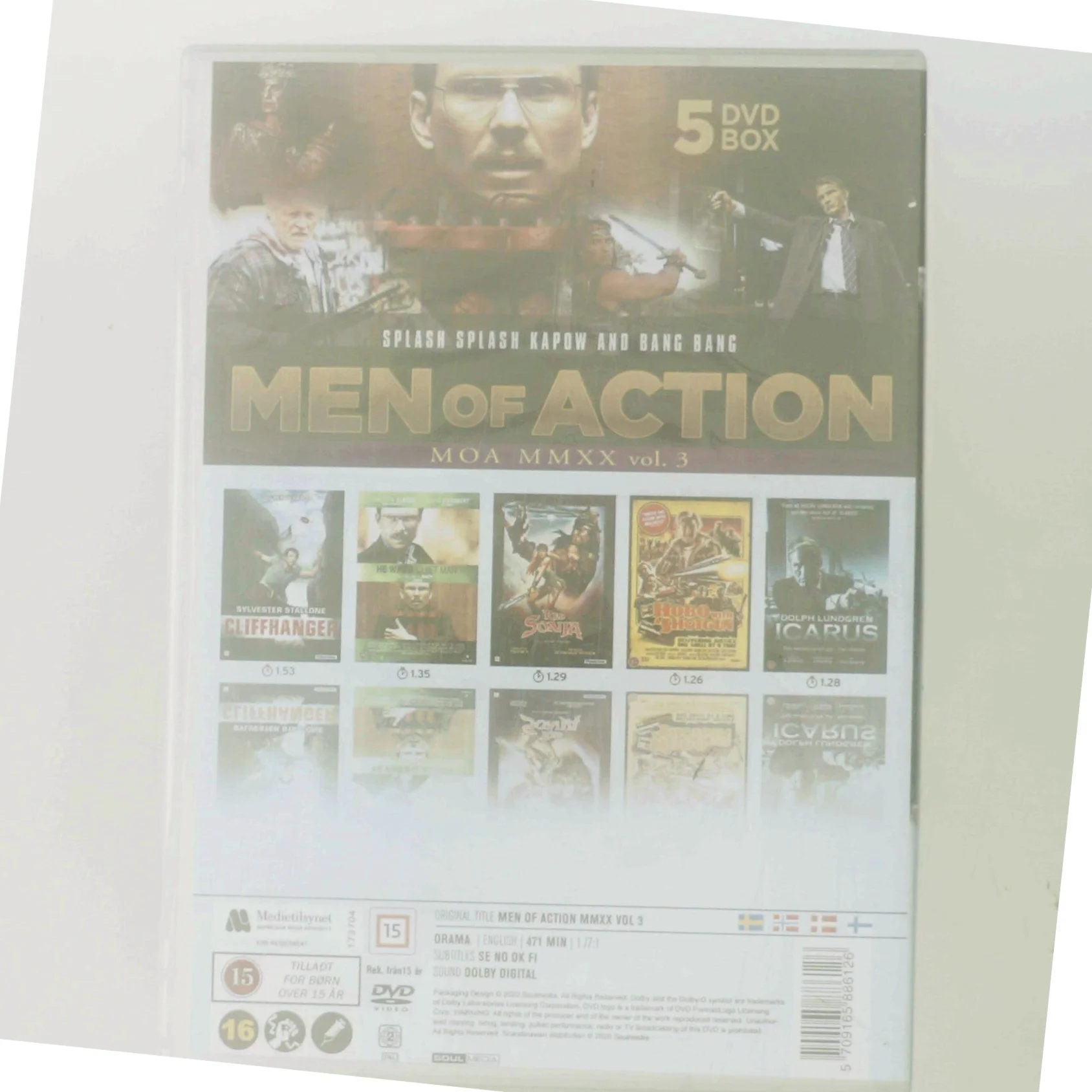 Men of Action Box 3 med Sylvester Stallone (DVD)