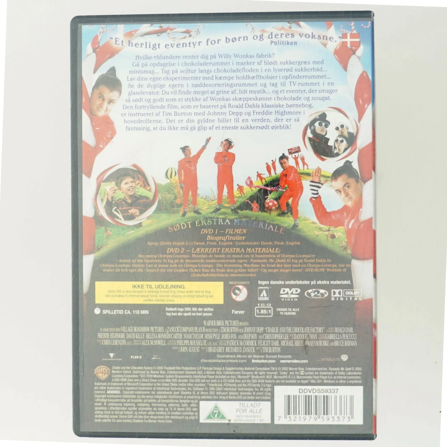 Charlie og Chokoladefabriken Special Edition <span class="label label-blank pull-right">Special edition</span>