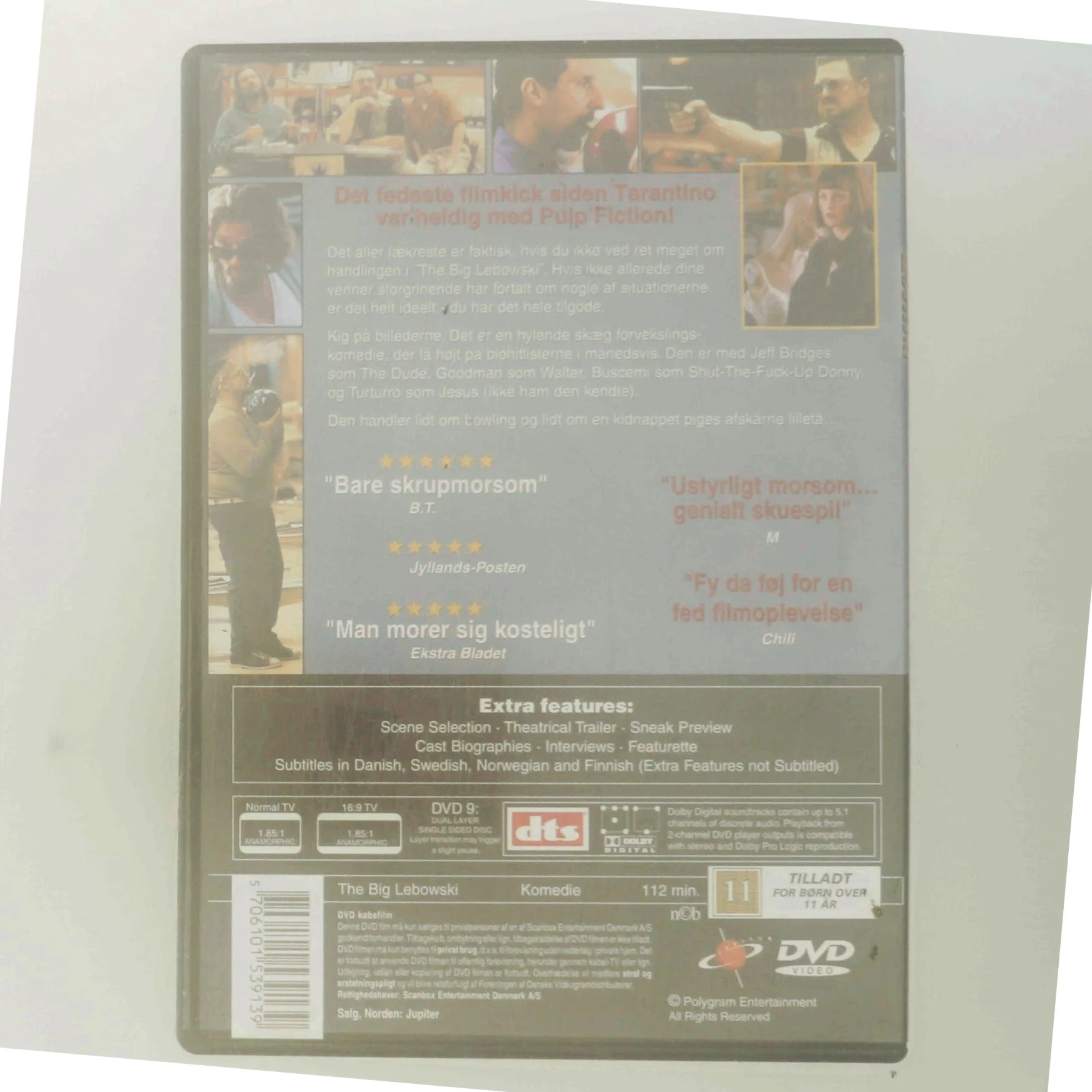 The big Lebowski med John Goodman (DVD)