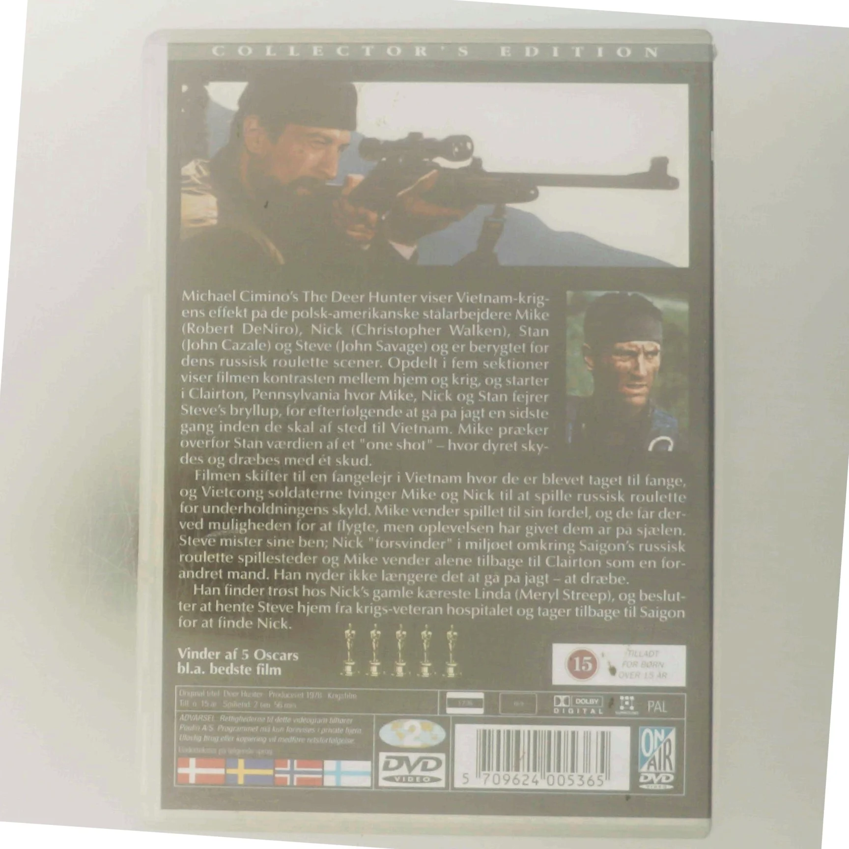 Deer Hunter [ NON-USA FORMAT  PAL  Reg.2 Import - Denmark ] fra Michael Cimino med Robert DeNiro (DVD)