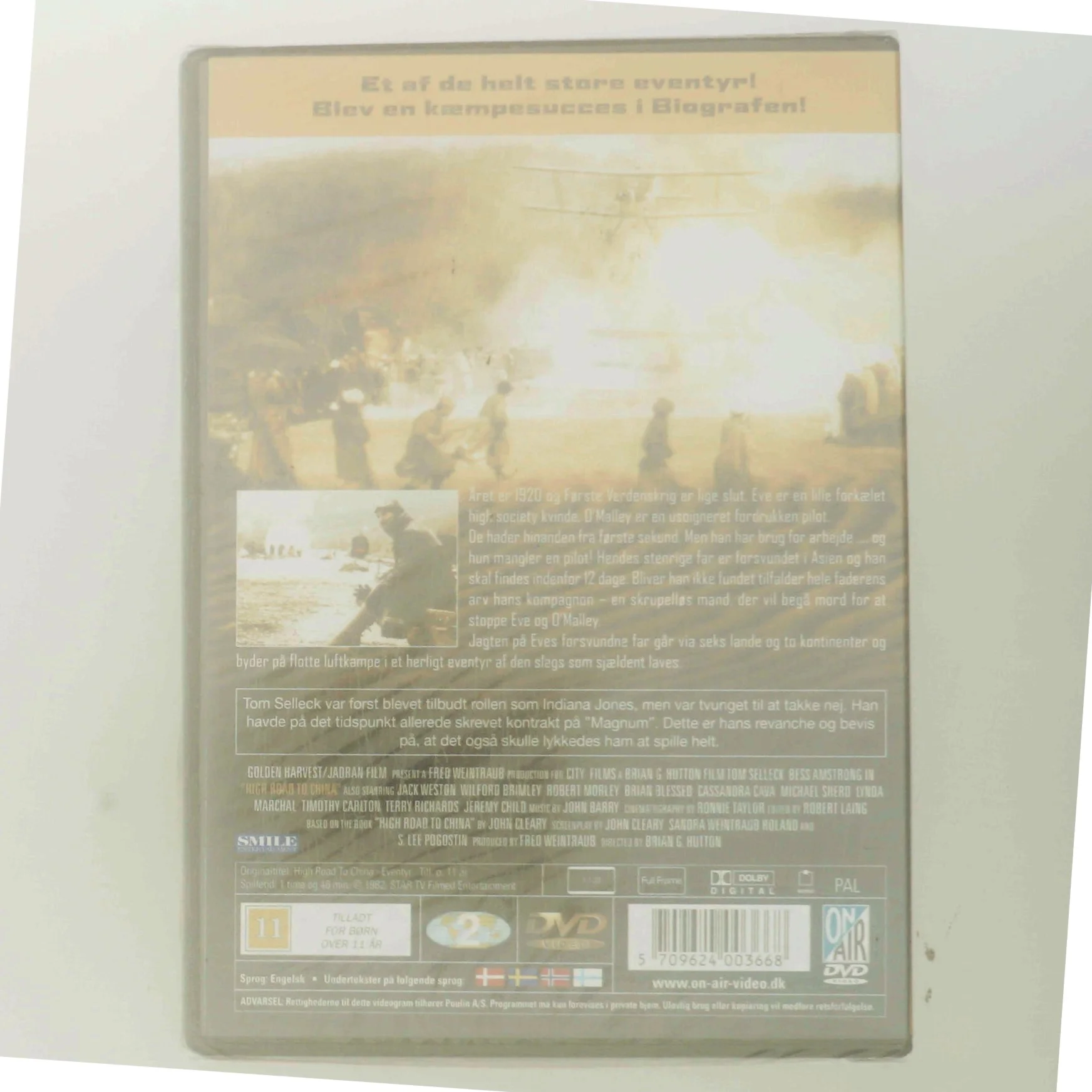 Farlig Vej til Kina med Tom Selleck (DVD)