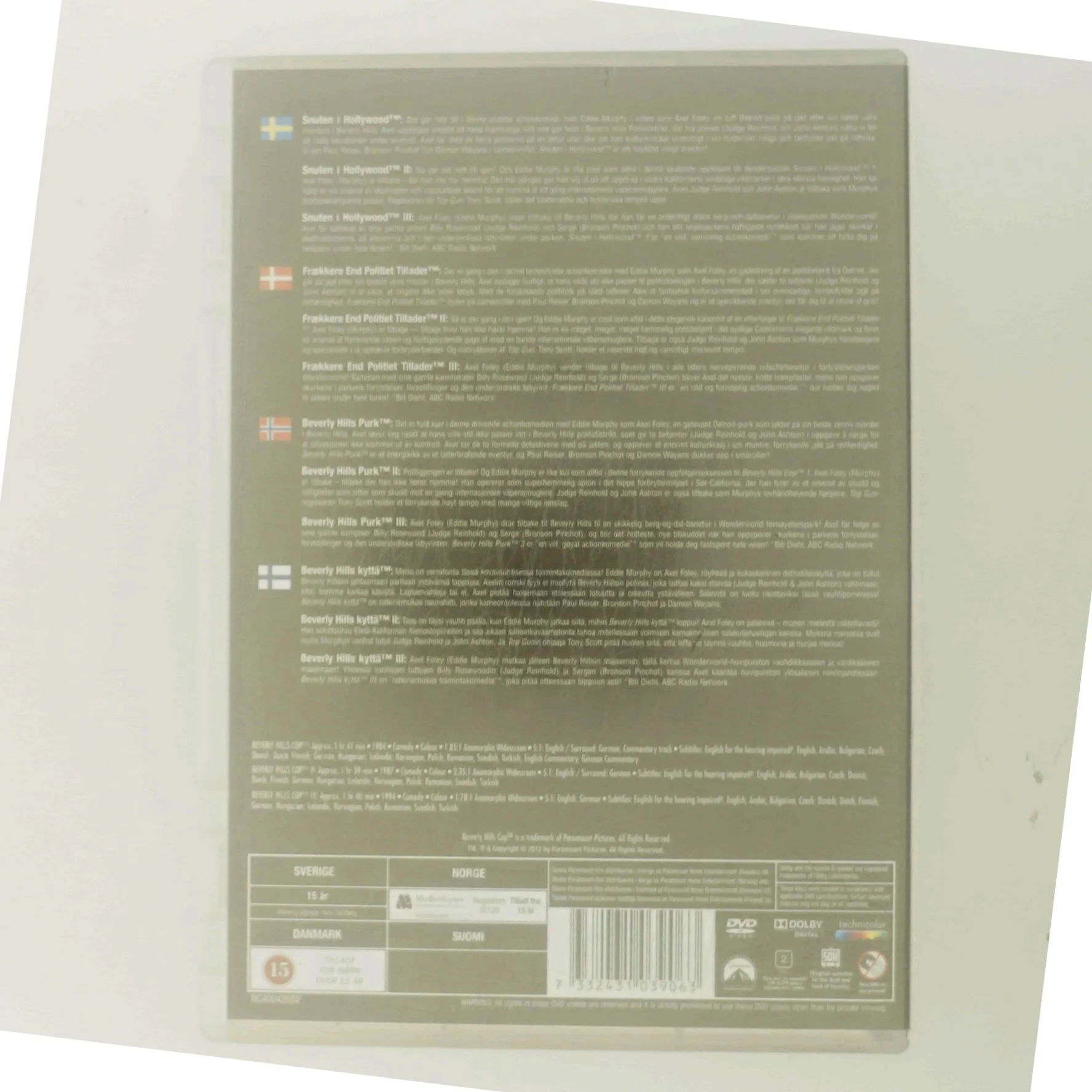 Beverly Hills Cop: The Complete Line Up med Eddie Murphy (DVD)