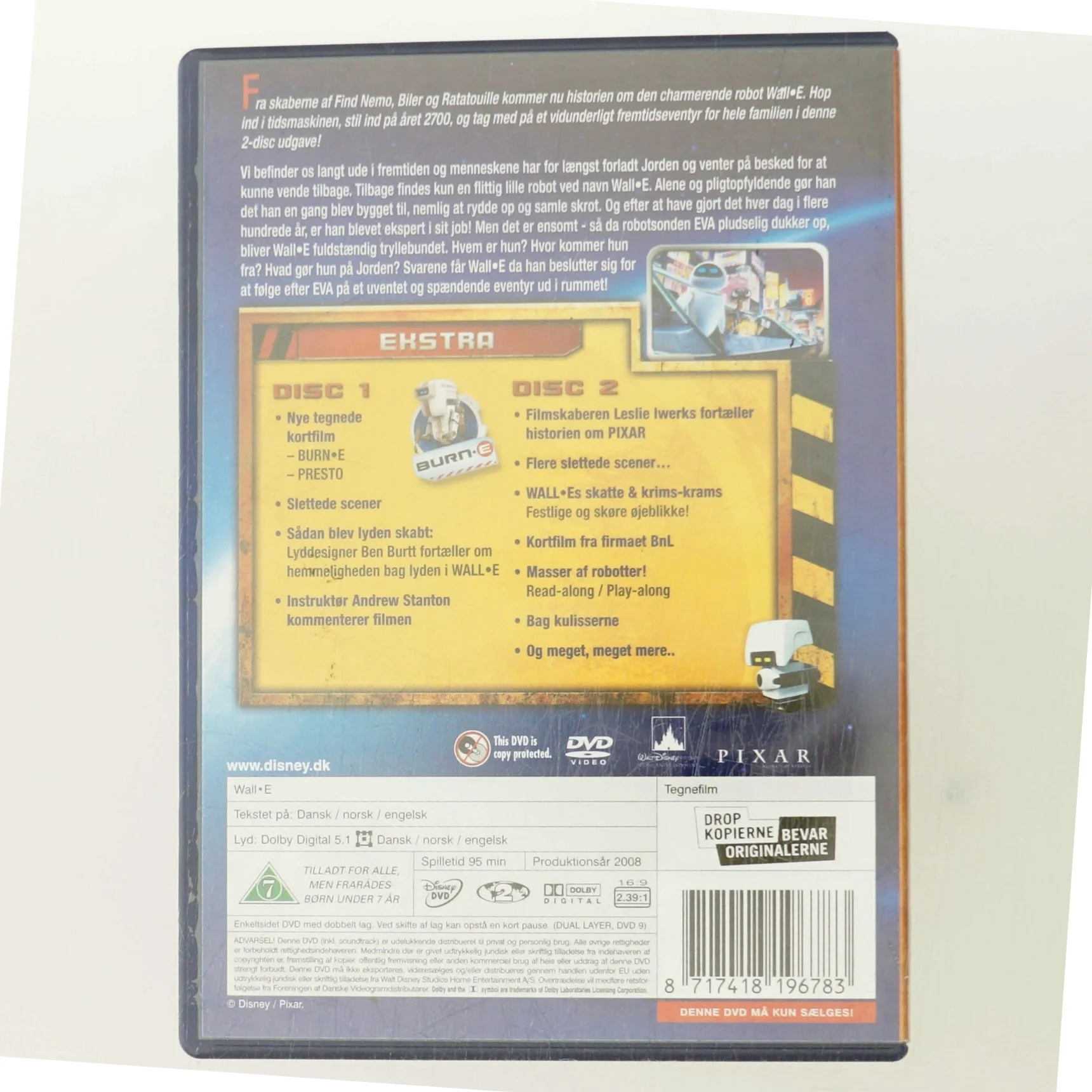 Wall-E med Ben Burtt (DVD)