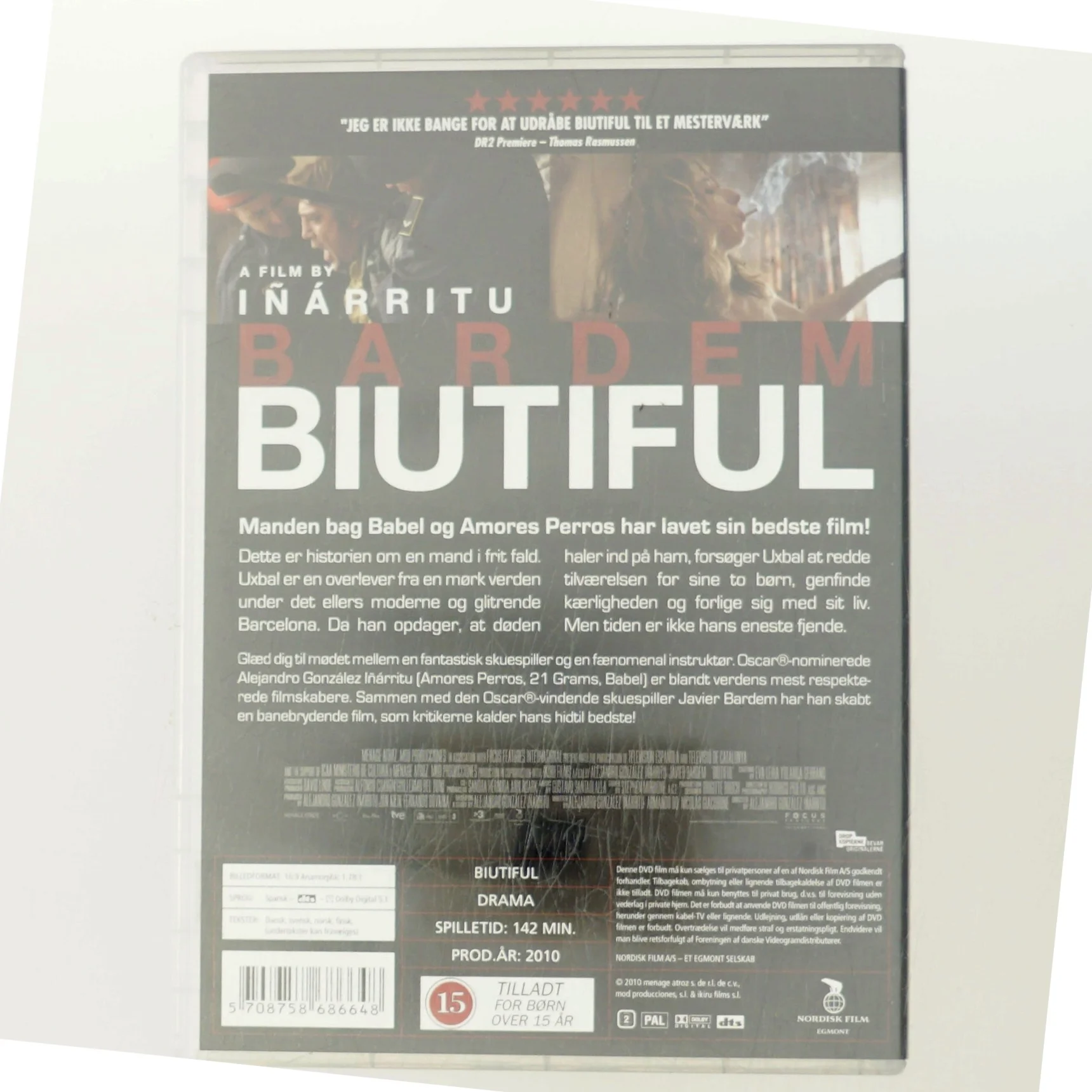 Biutiful med Javier Bardem (DVD)