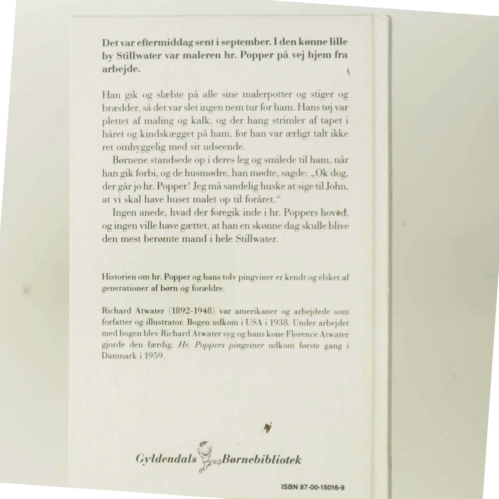 Hr. Poppers pingviner af Richard Atwater (Bog)
