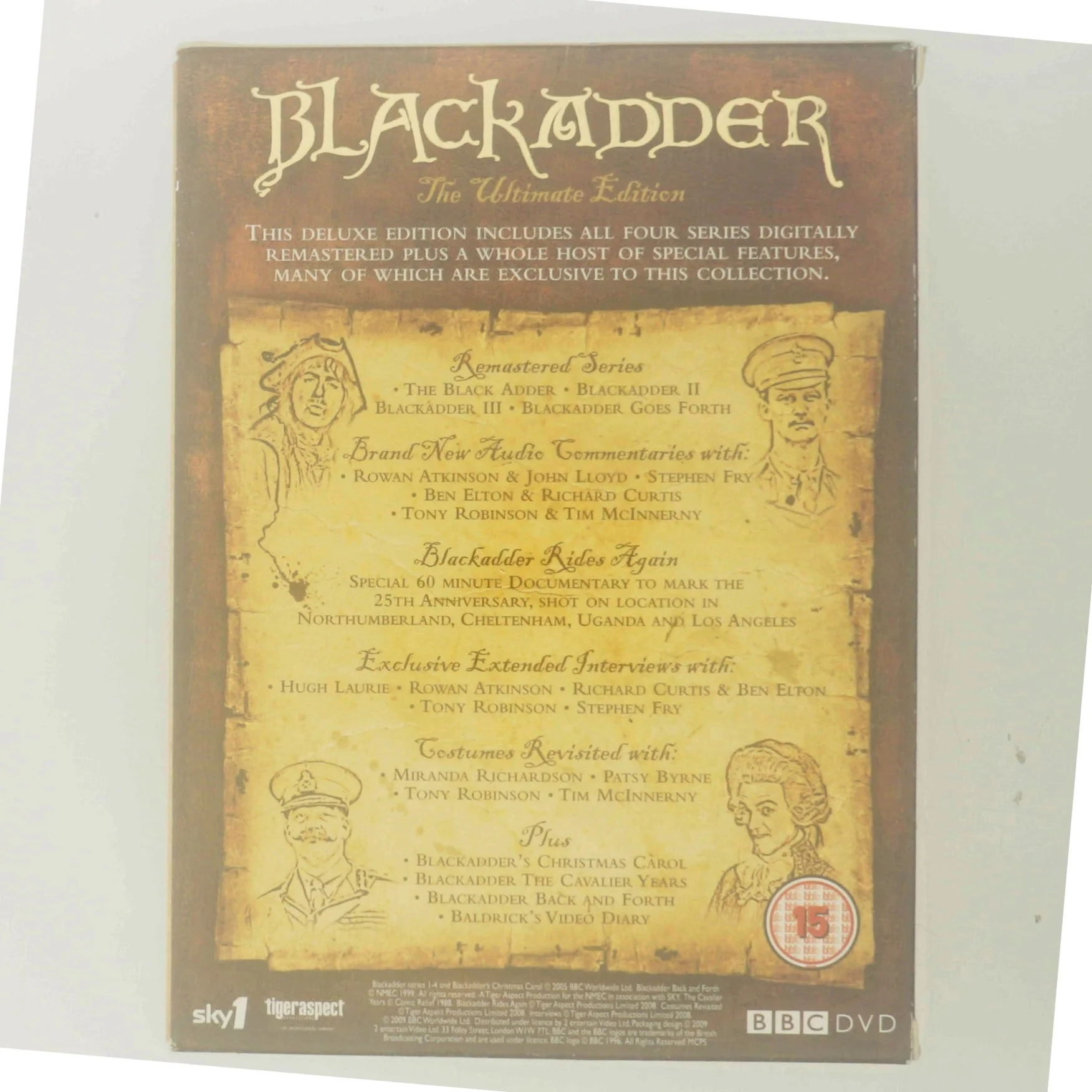 Blackadder Remastered The Ultimate Edition Box Set                                        <span class="label label-blank pull-right" style="margin-right: 3px;">The Ultimate edition</span> med Rowan Atkinson (DVD)