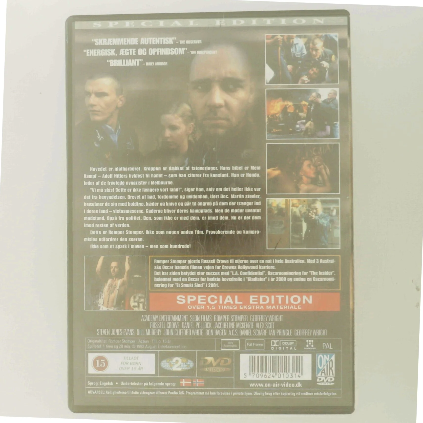 Romper Stomper: Årgang 93 med Russell Crowe (DVD)