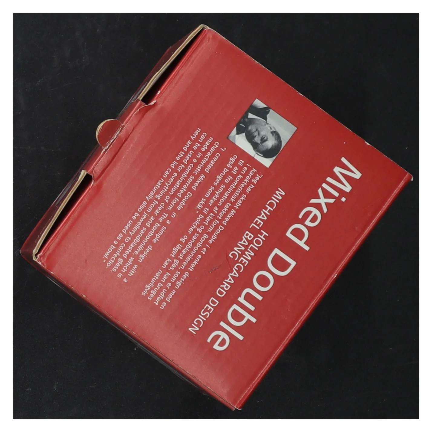 Konfektskål fra Holmegaard (str. 8 x 7 cm)