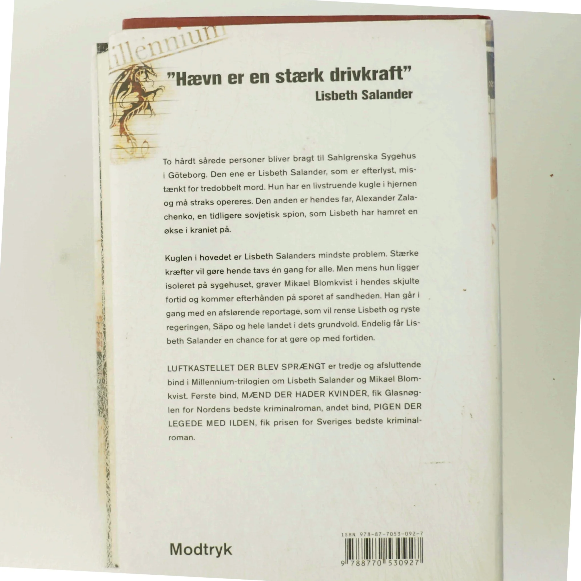 Få Luftkastellet der blev sprængt af Stieg Larsson