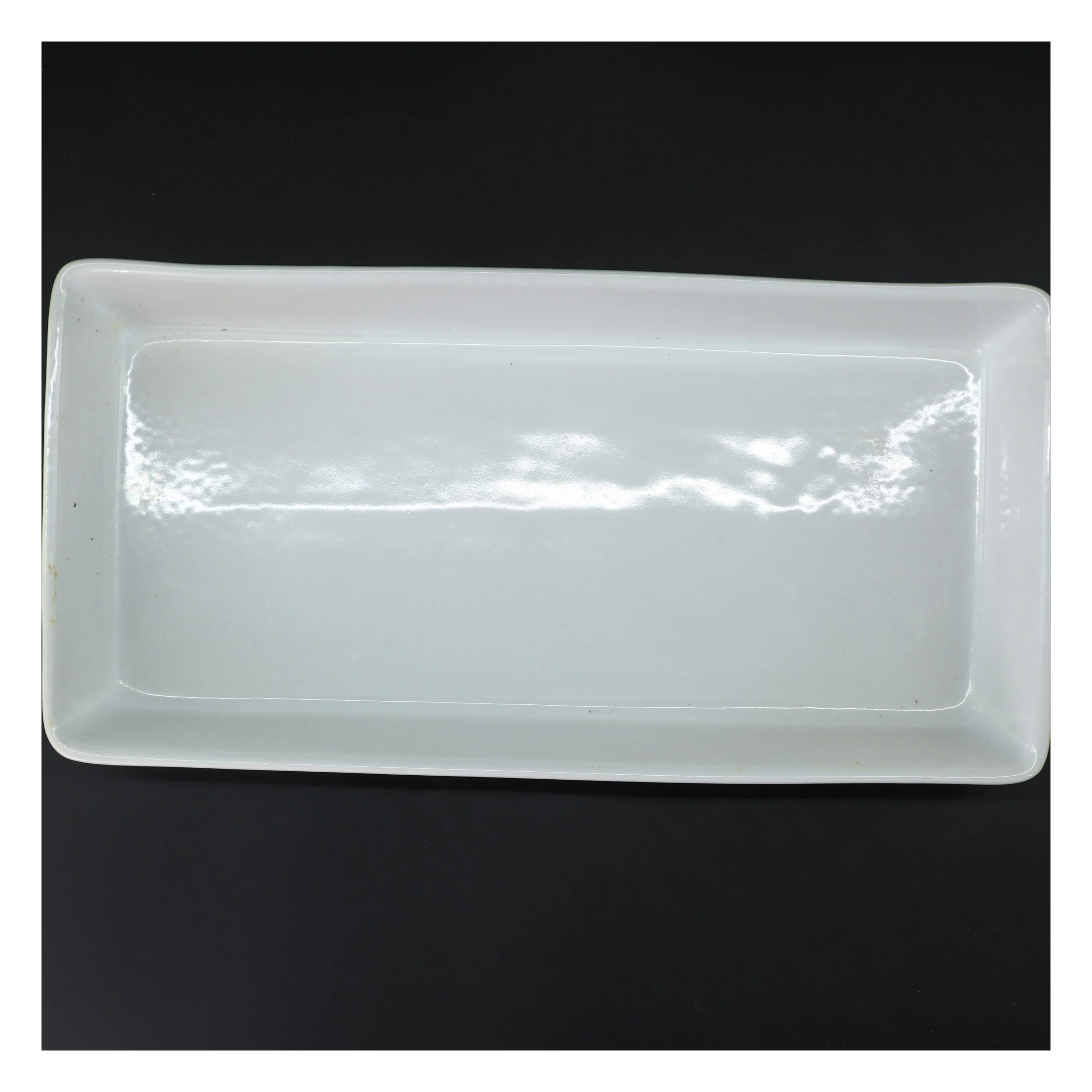 Rektangulært serveringsfad i stentøj fra Aida (str. 39x19,5 cm)