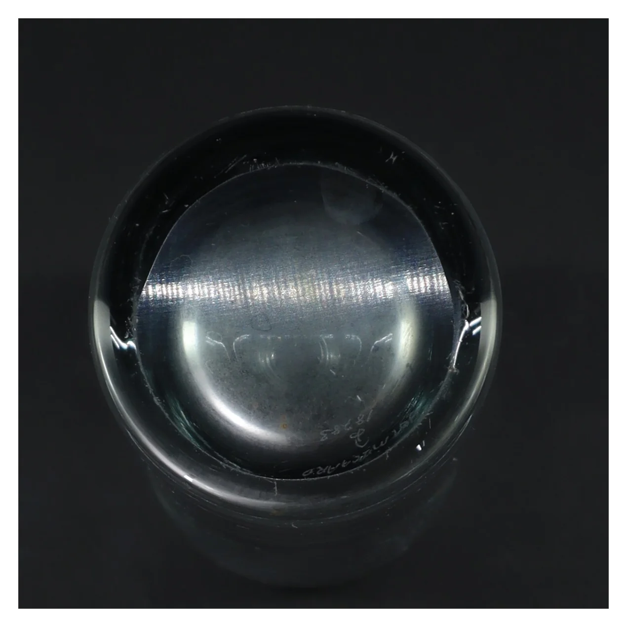 Glasvase  (str. Ø 7 cm højde 23 cm)