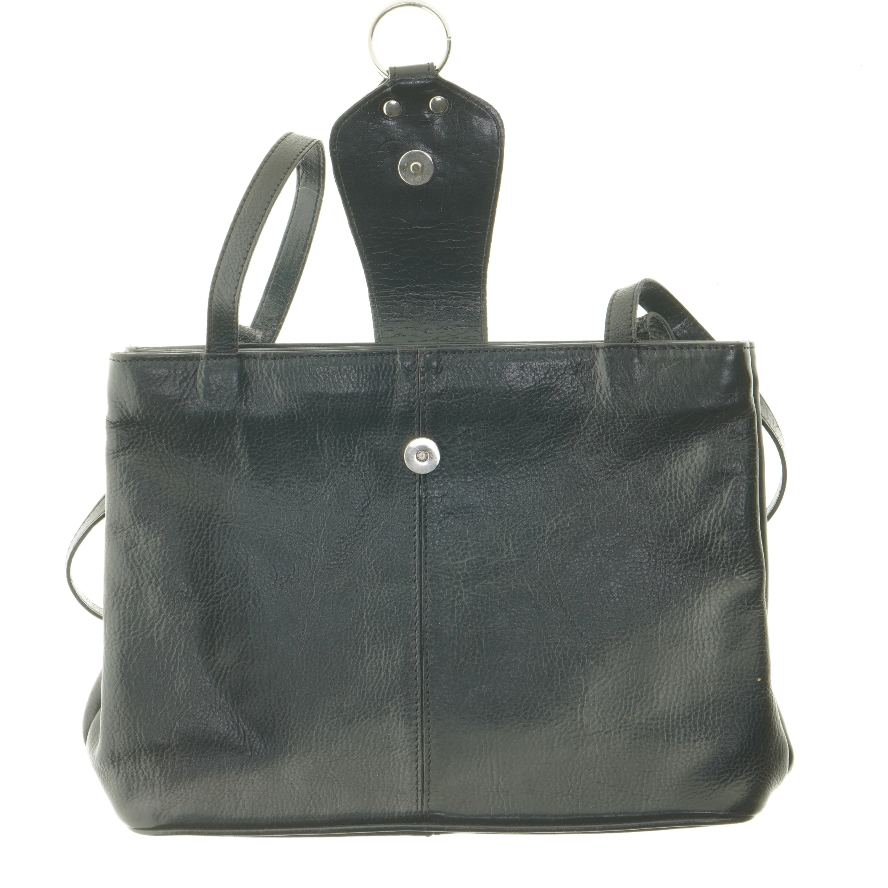 Sort skuldertaske (str. 23x34x11 cm)