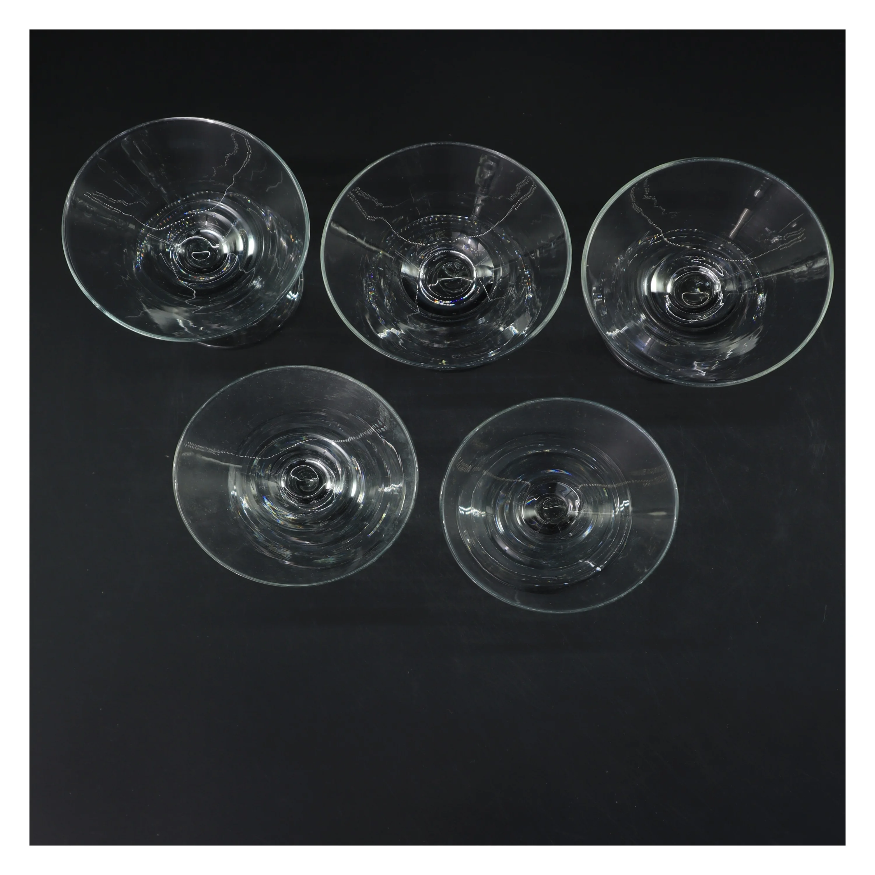 Cocktailglas sæt (str. 5 stk Ø 9 cm længde 14 cm)