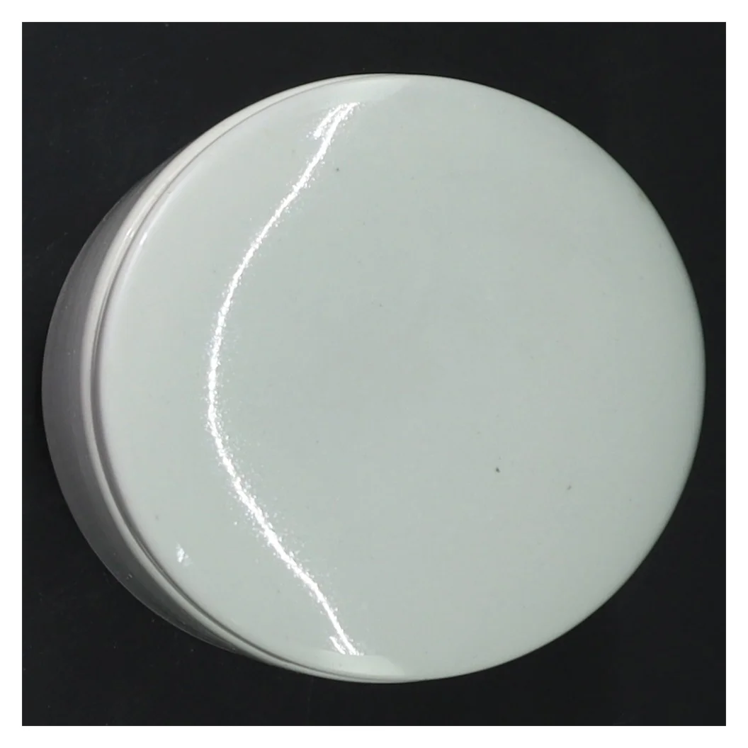 Hvid porcelænskrukke med låg fra Arabia (str. Ø 7,5 cm højde 11,5 cm)