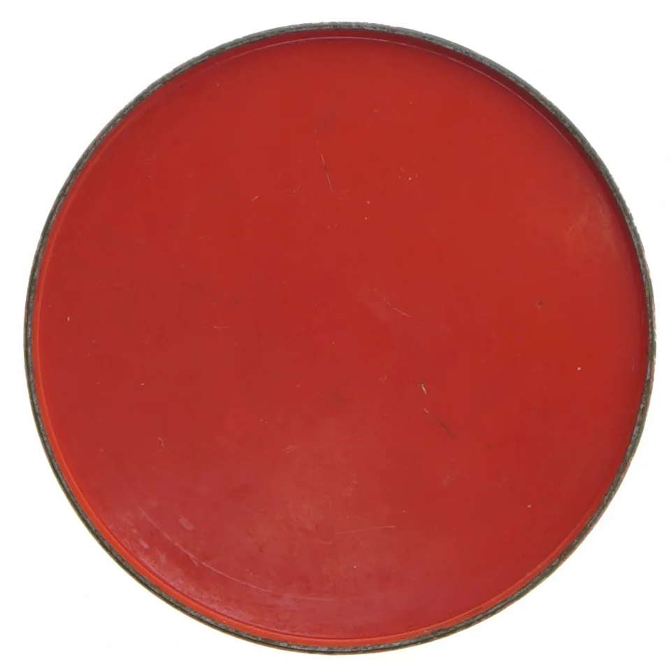 Retro dåse i metal med blomster fra Lundtofte, Copenhagen Denmark (str. Ø 10,5 cm højde 13 cm)