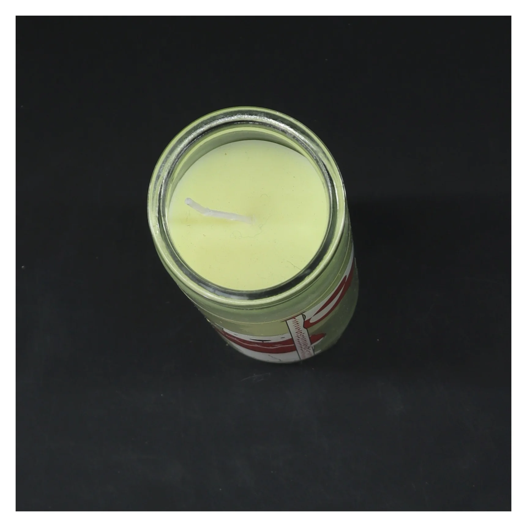 Julelys i glas med bjørnemotiv fra Det Gamle Apotek (str. Ø 5,5 cm højde 21 cm)