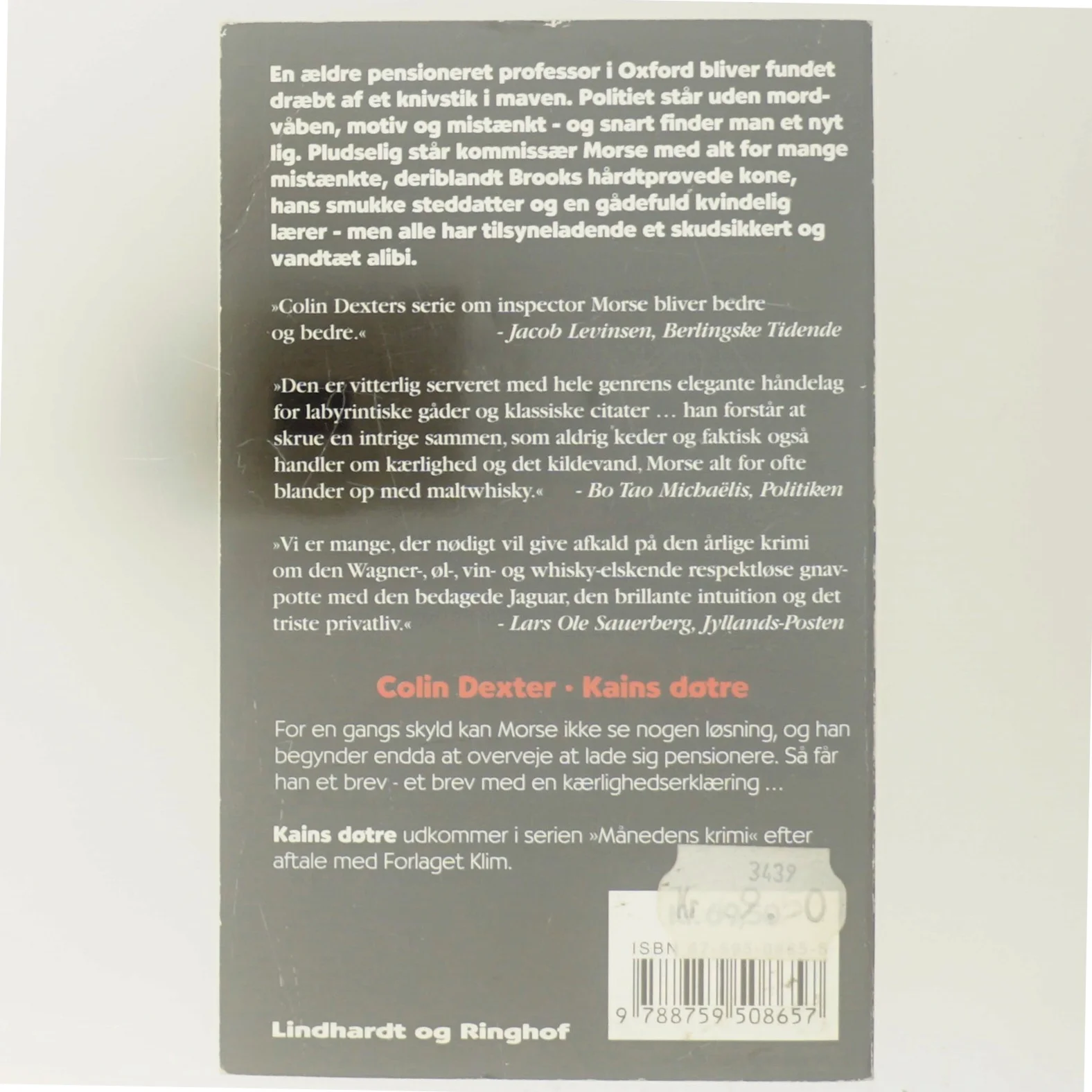 Kains døtre af Colin Dexter (Bog)