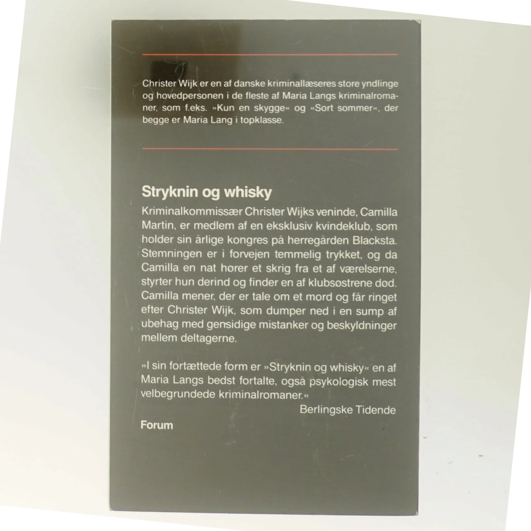 Stryknin og whisky af Maria Lang (Bog) fra Forum