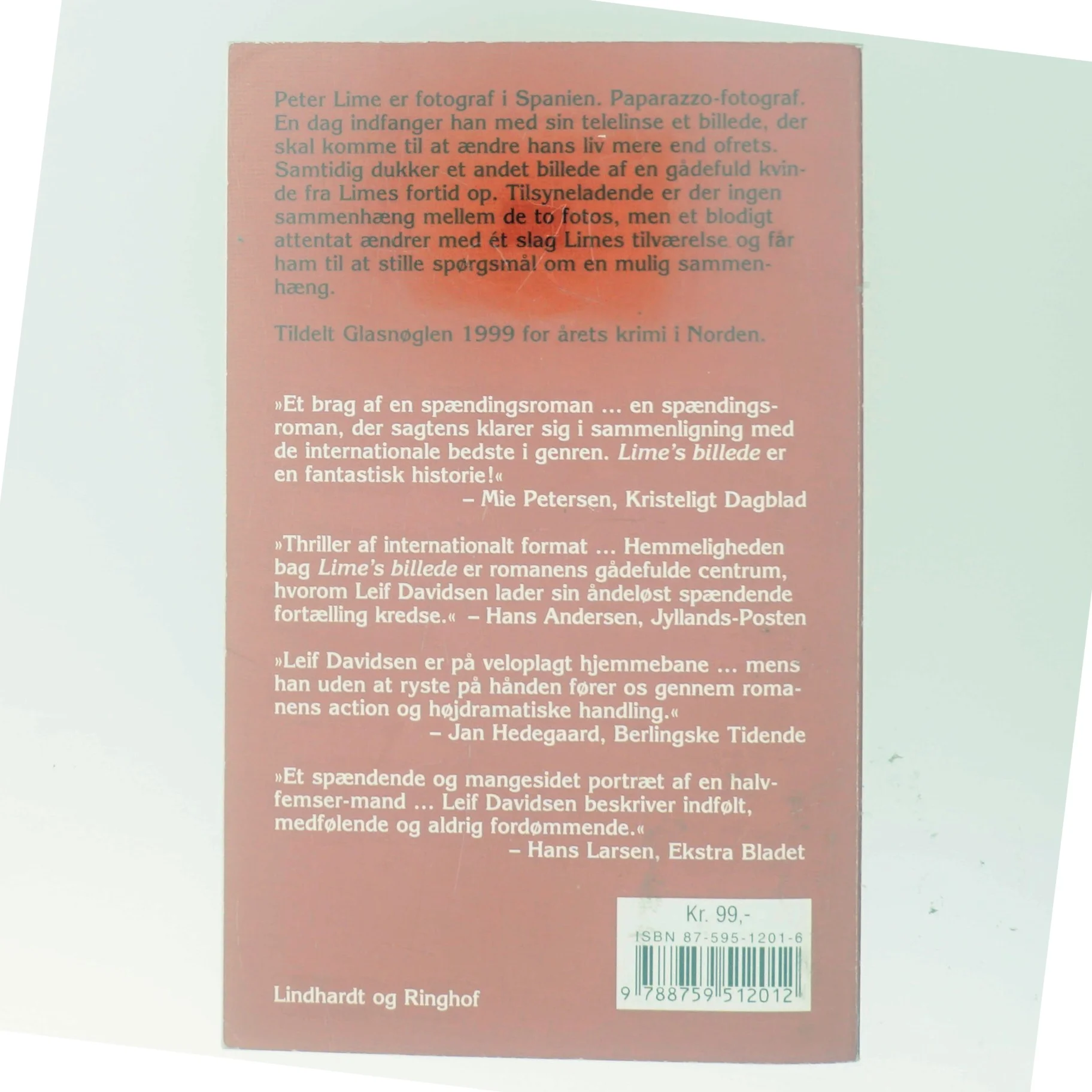 Lime's billede : roman (Klassesæt) af Leif Davidsen (Bog)