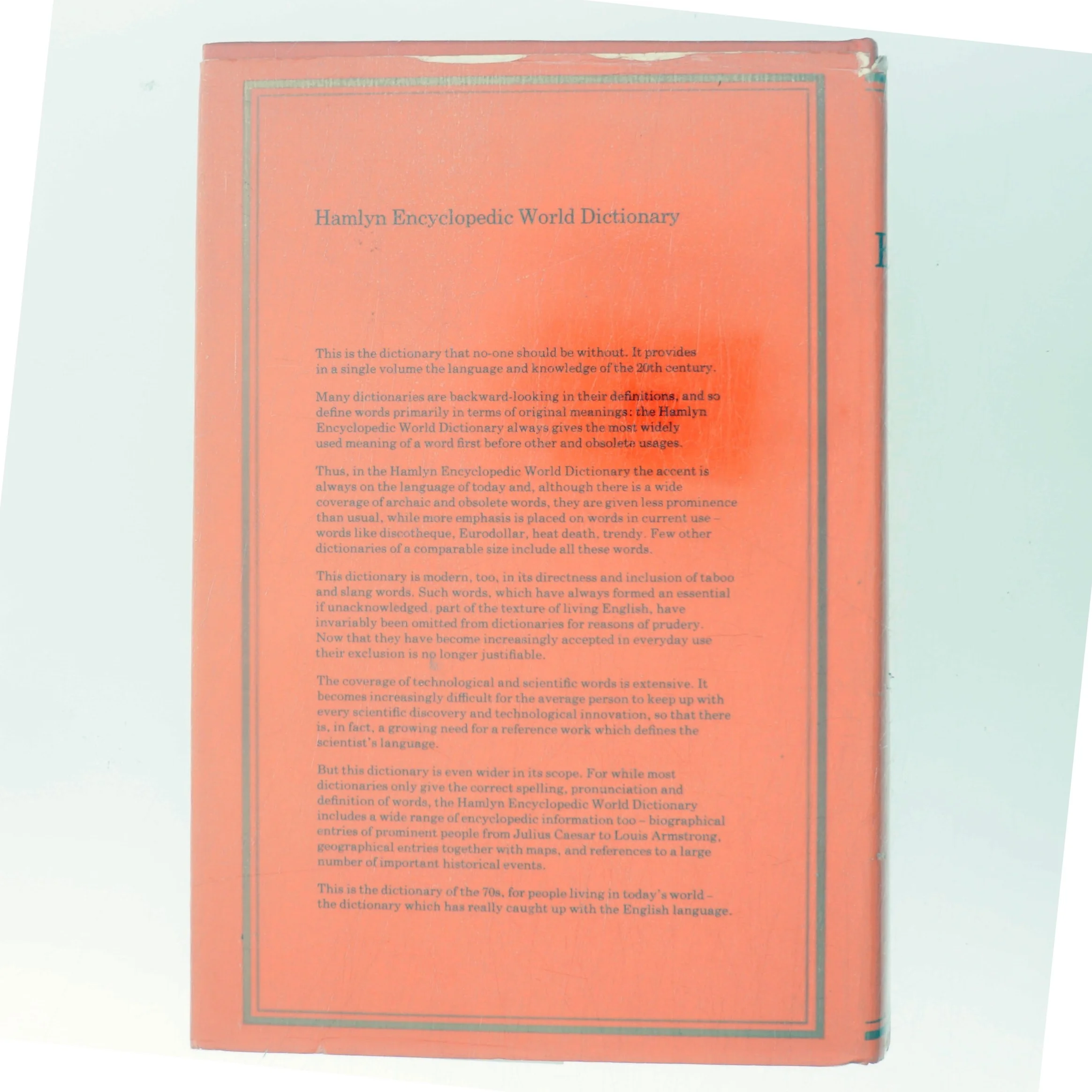 Hamlyn Encyclopedic World Dictionary (Bog)