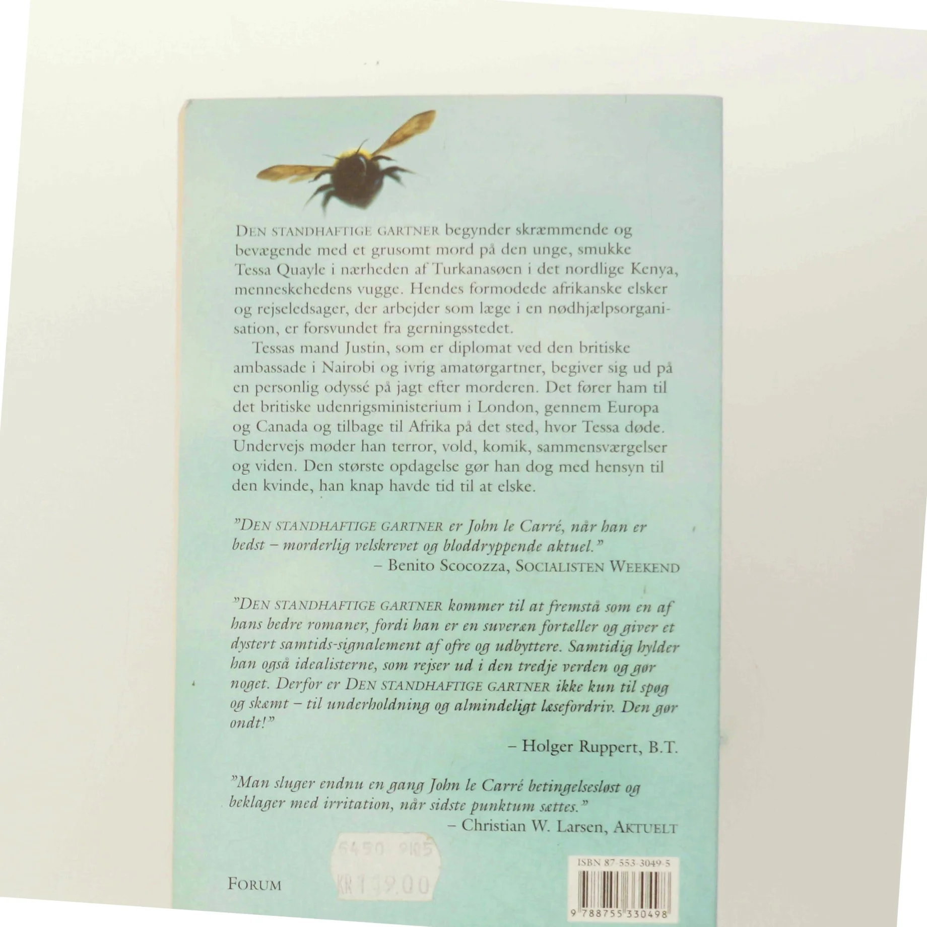 Den standhaftige gartner : roman af John Le Carré (Bog)