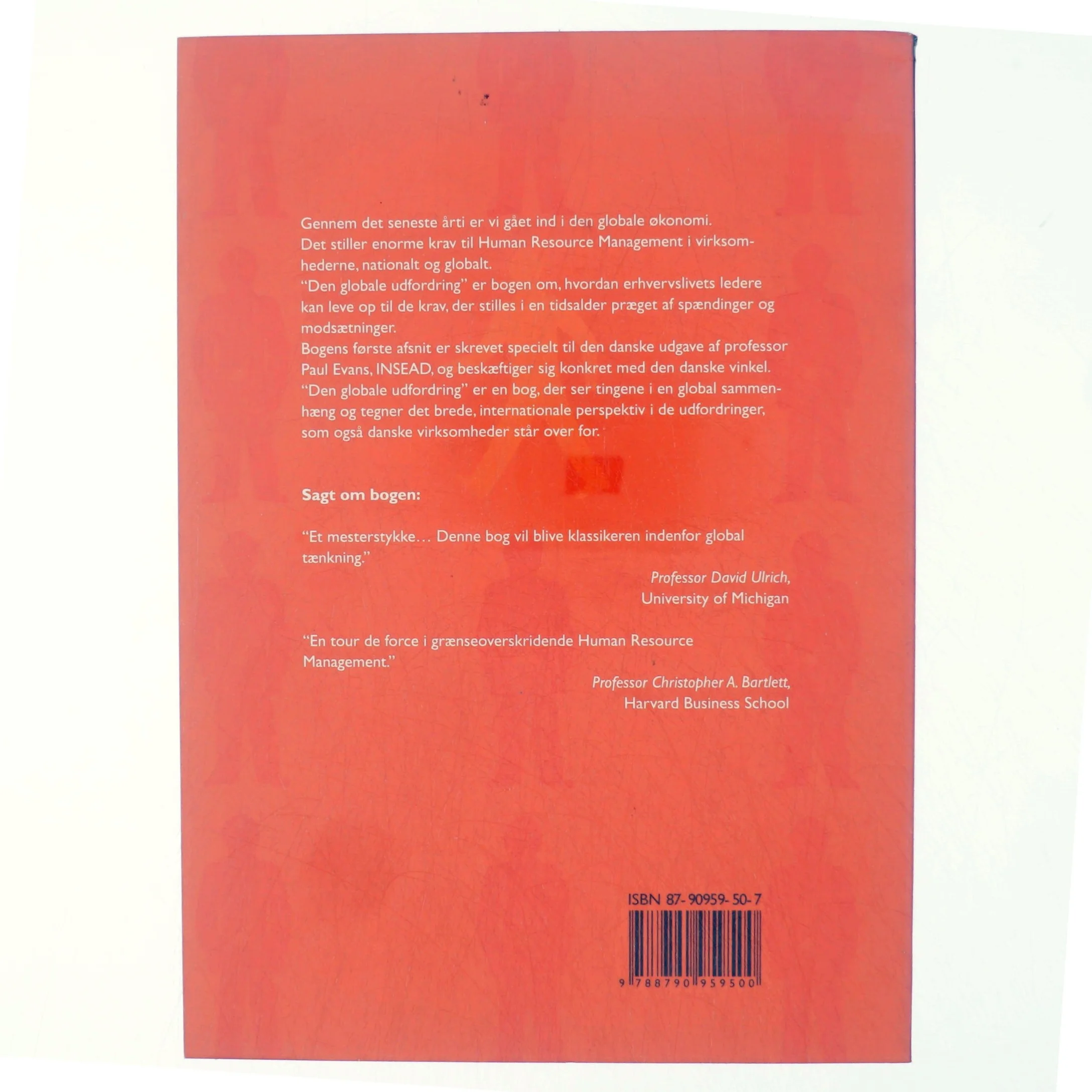 Den globale udfordring : rammestruktur for international human resource management af Paul Evans (Bog)