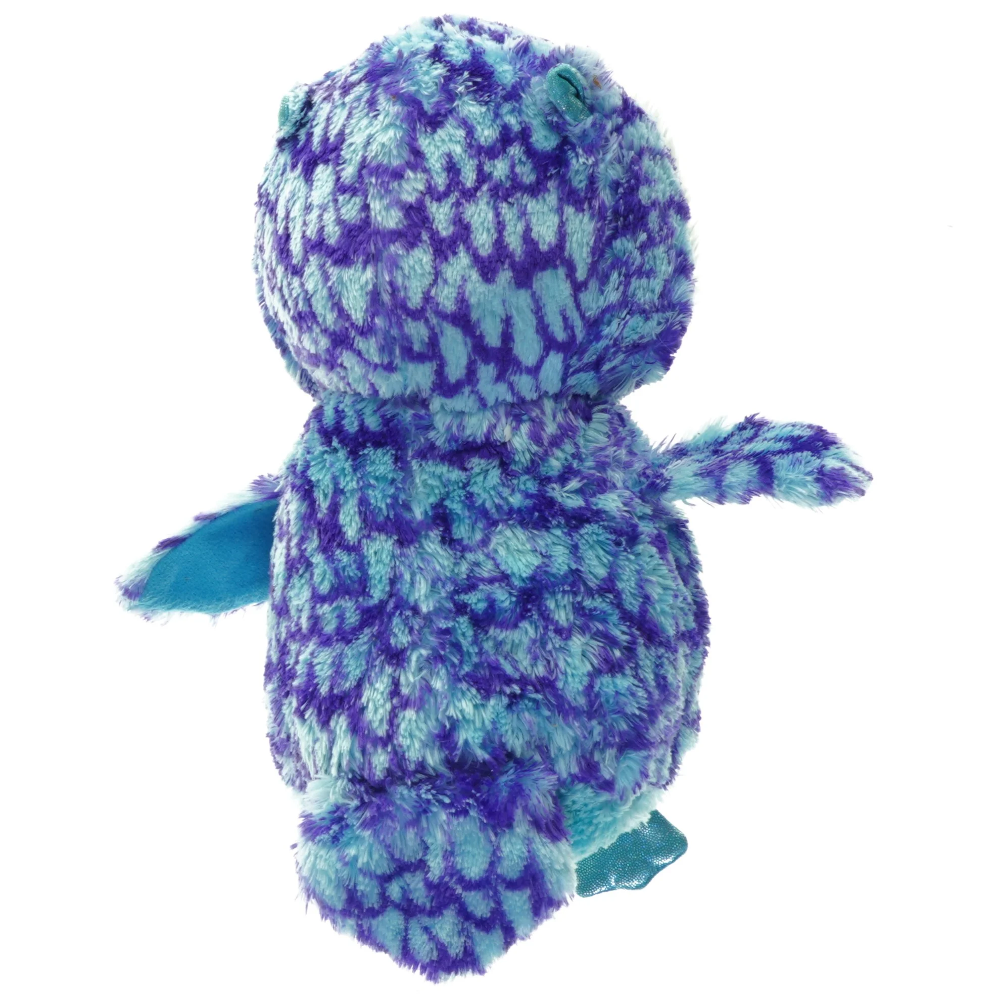 Ty Blå og lilla tøjdyr ugle (str. 26 x 13 cm)