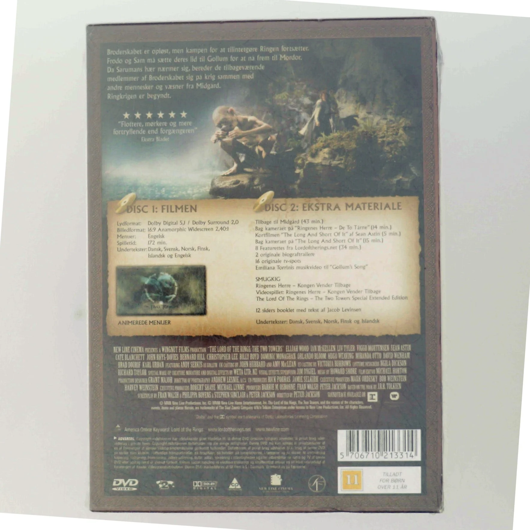 Ny DVD: Lord of the Rings 2: The Two Towers