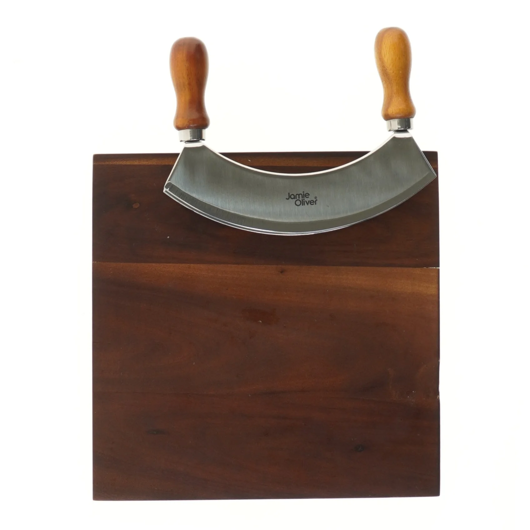 Hakkejern og skærebræt fra Jamie Oliver (str. 17 cm og 22x22 cm)