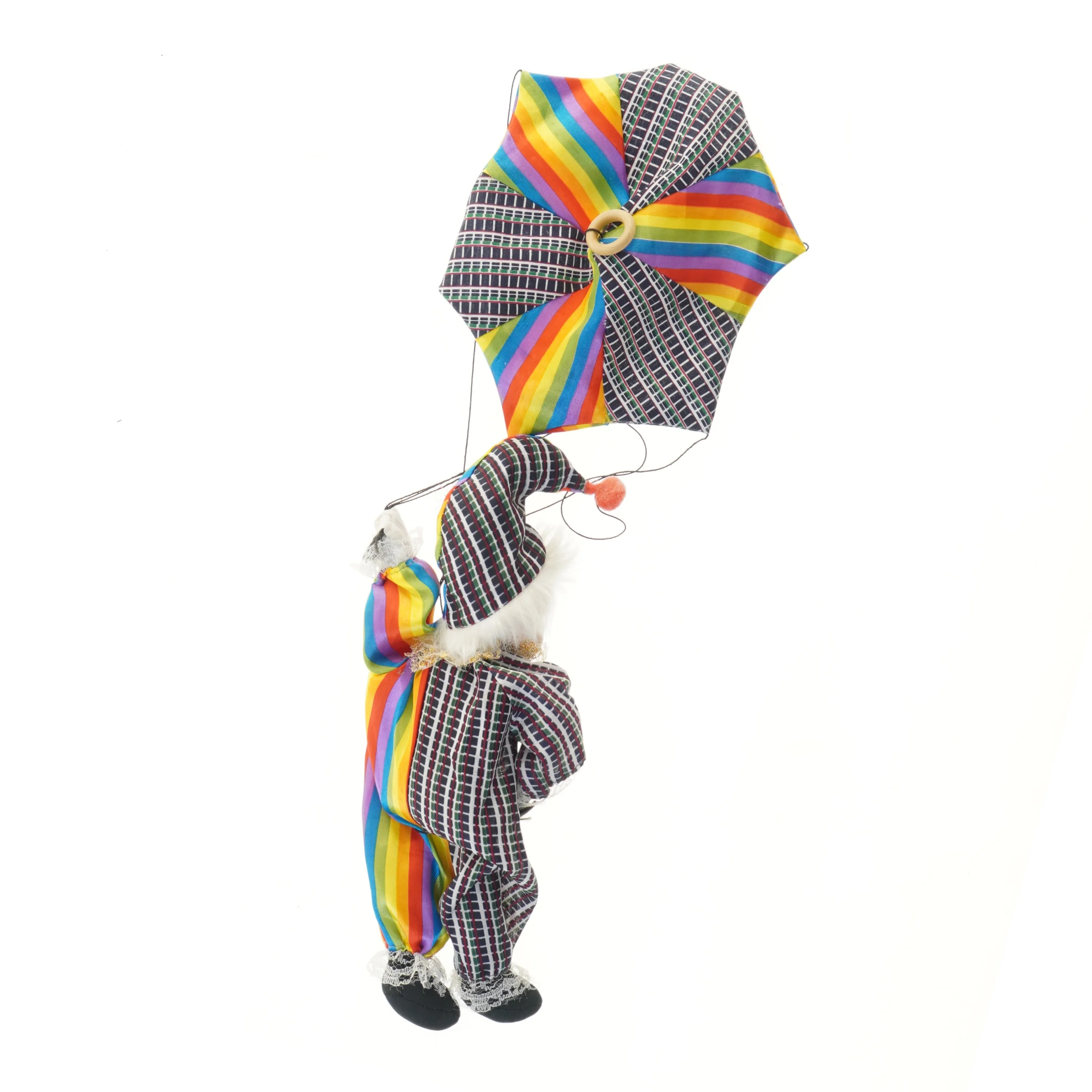 Klovn med faldskærm (str. 35 cm)