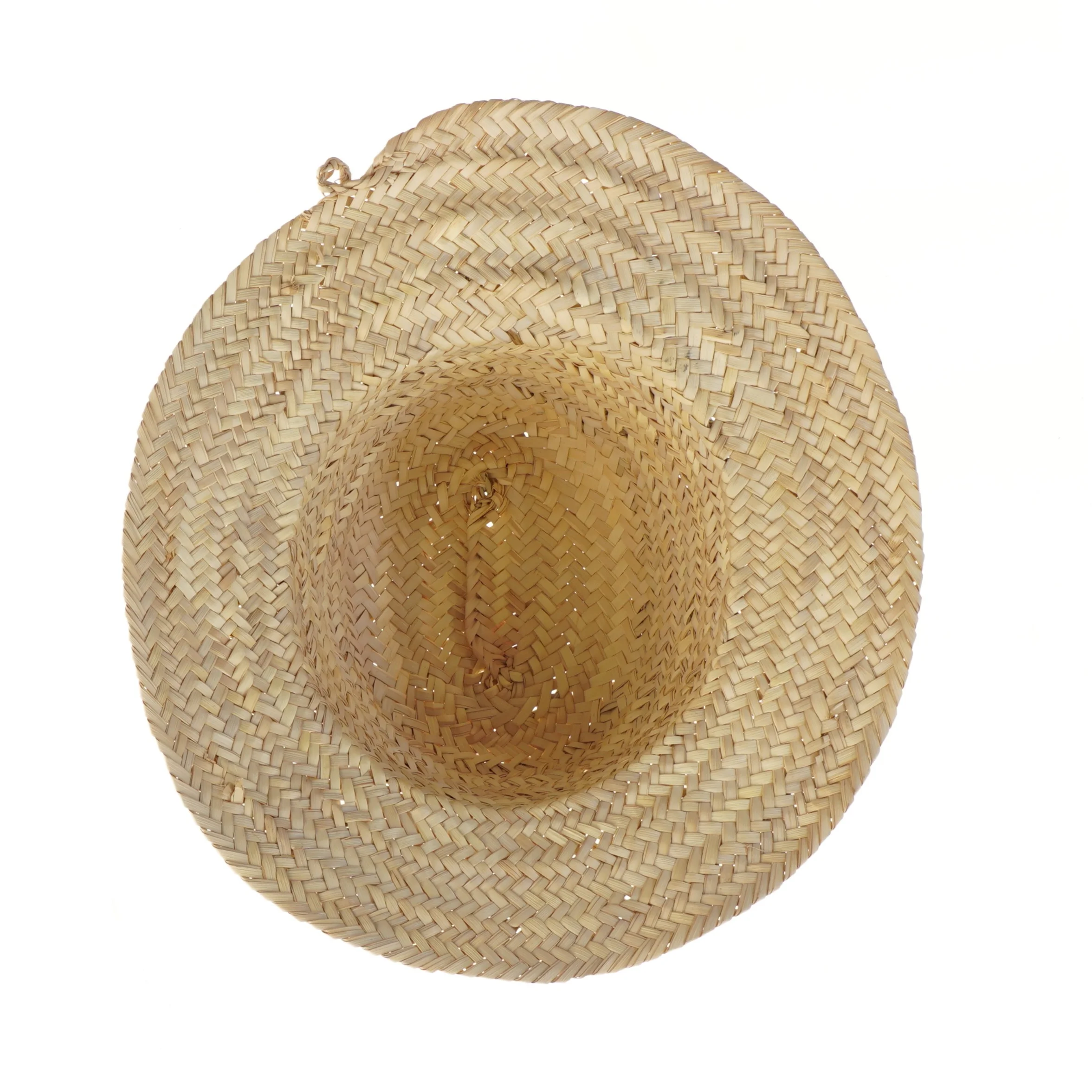 Stråhat m skrift (str. Ø 20 cm)