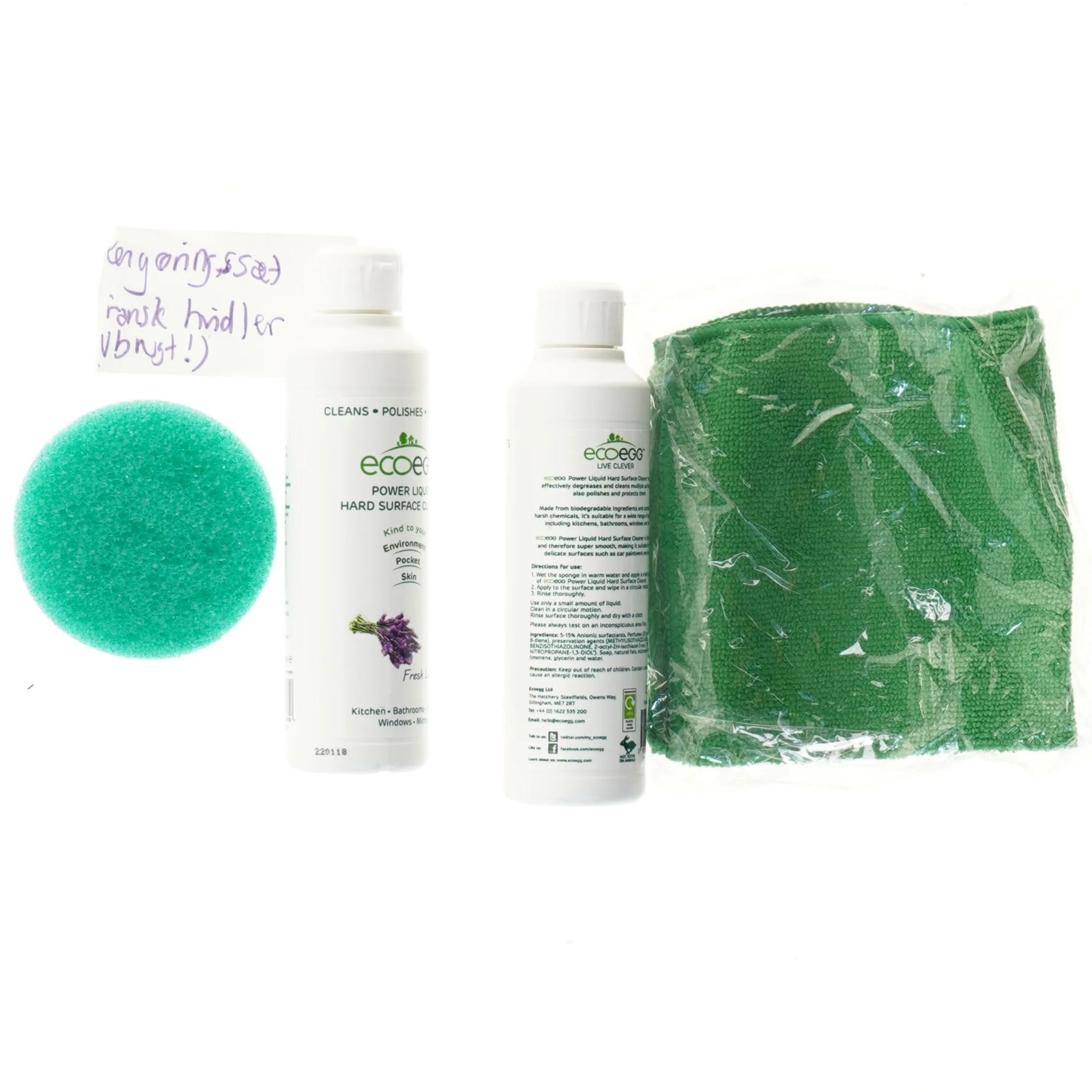 Ecoegg rengøringssæt fra Ecoegg