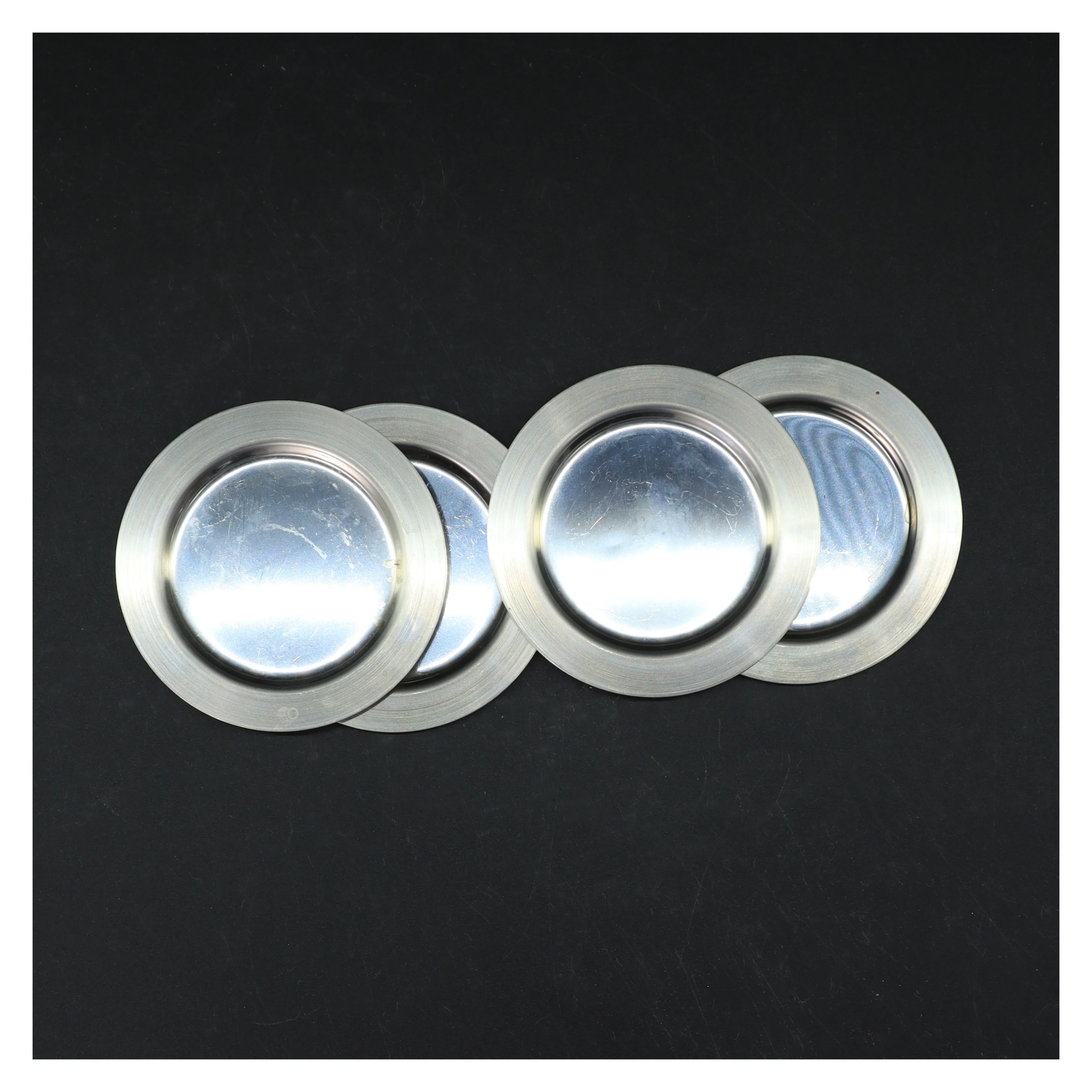 Rustfrie stålunderlag (str. Ø. 11 cm)