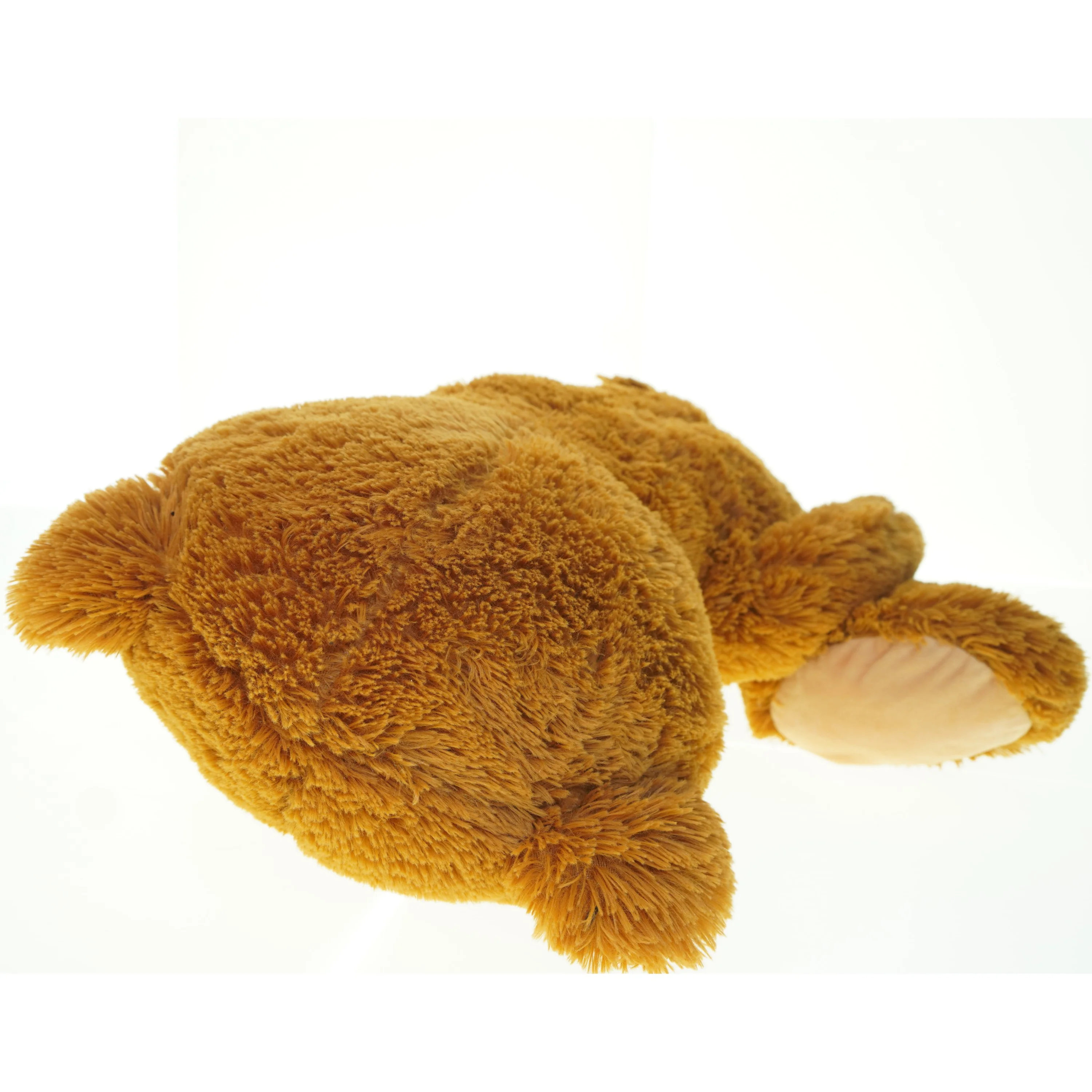 Brun bamse fra Xmile (str. 100x45 cm) har været i bad ❤️