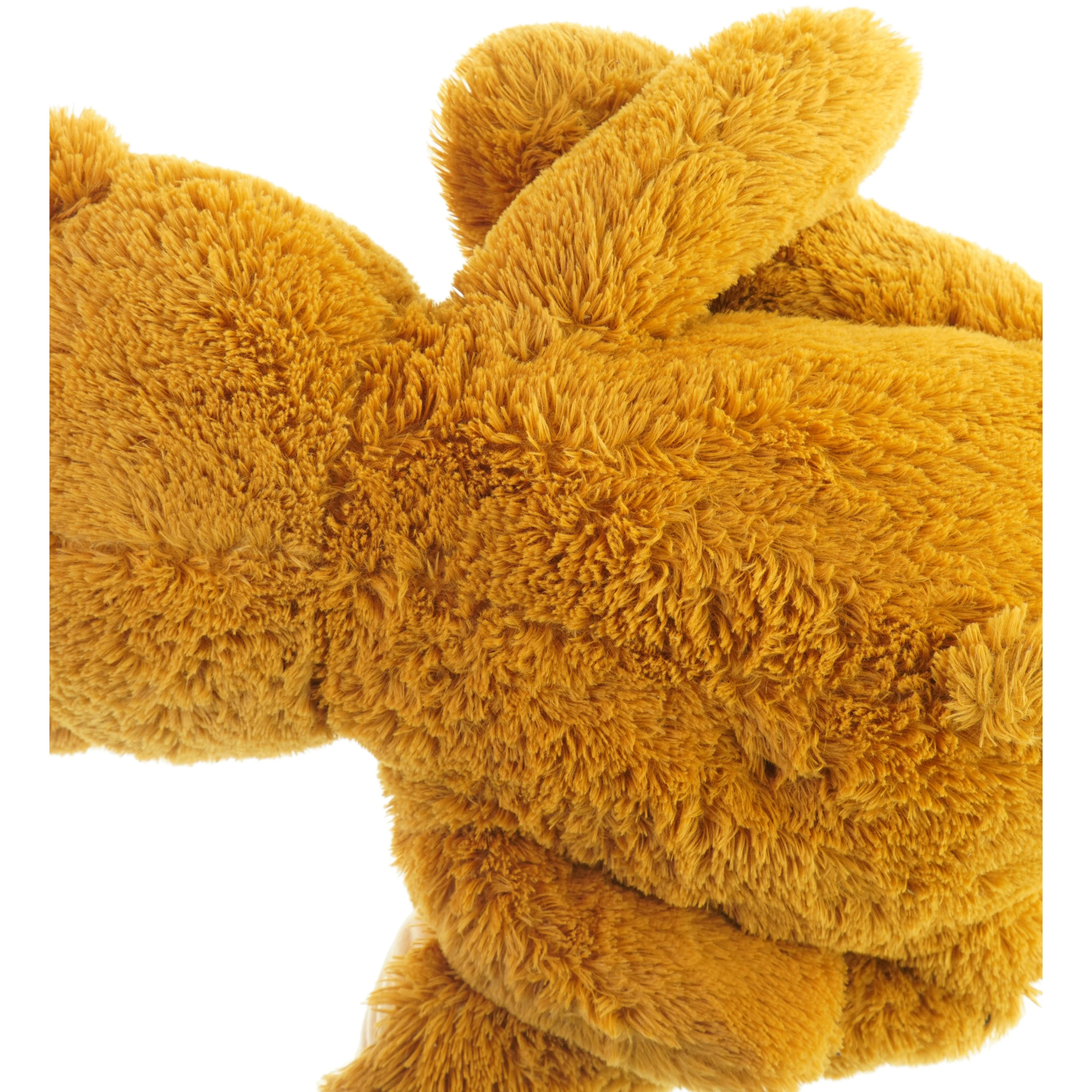 Brun bamse fra Xmile (str. 100x45 cm) har været i bad ❤️