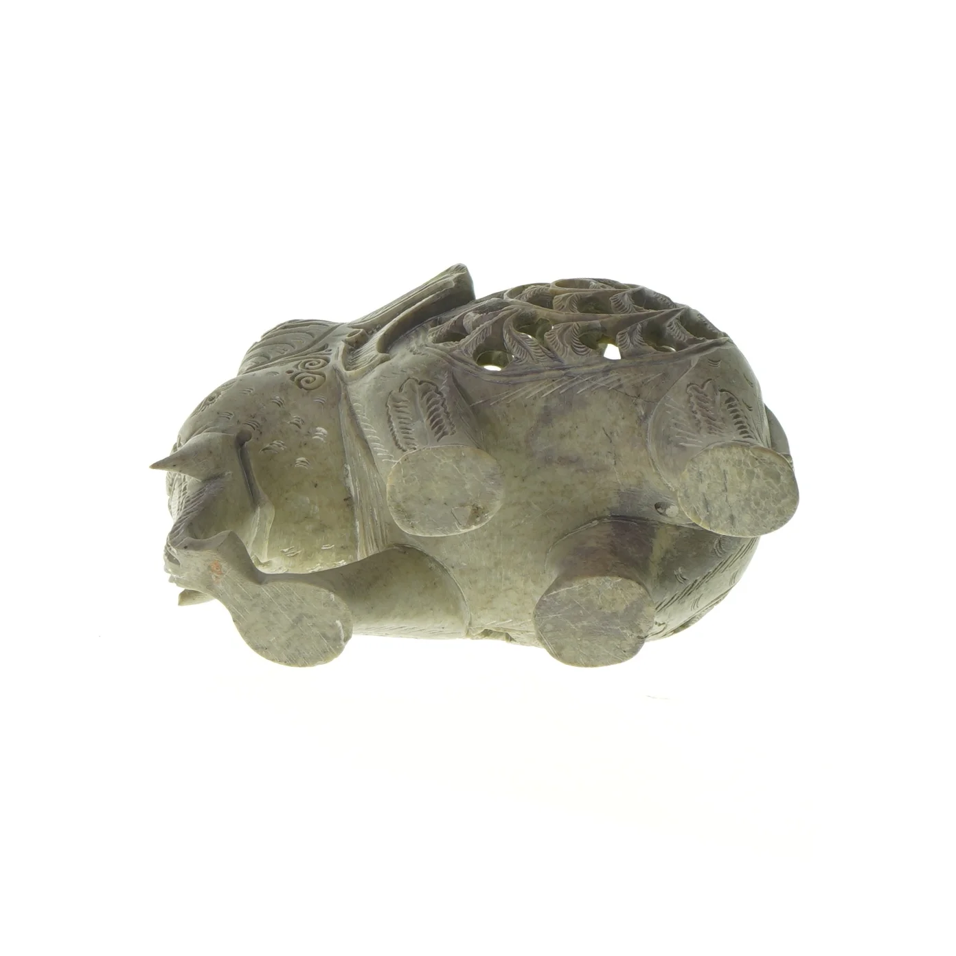 Stor fertilitet elefant fra Varanasi Indien (str. LBH: 15x8x11 cm)