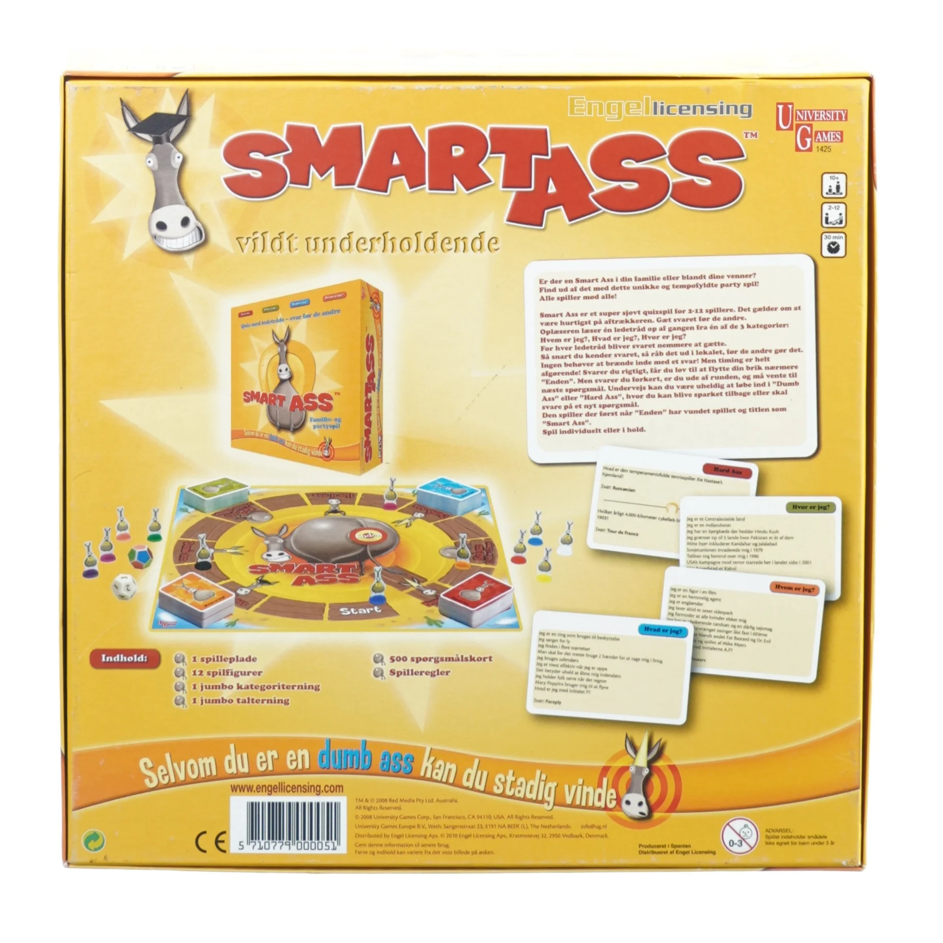 Smart ass fra University Games (str. 27 cm)
