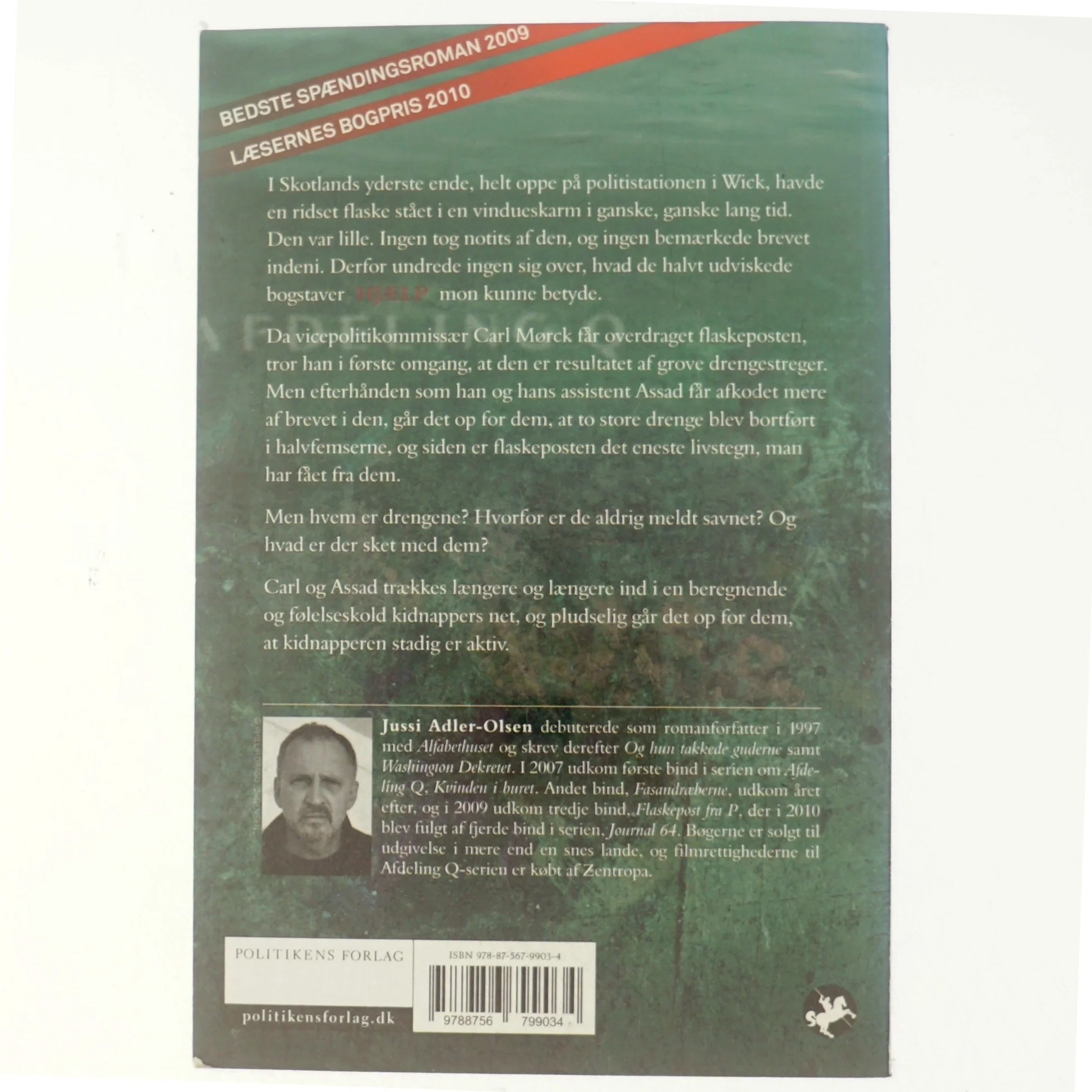 Flaskepost fra P af Jussi Adler-Olsen (Bog)